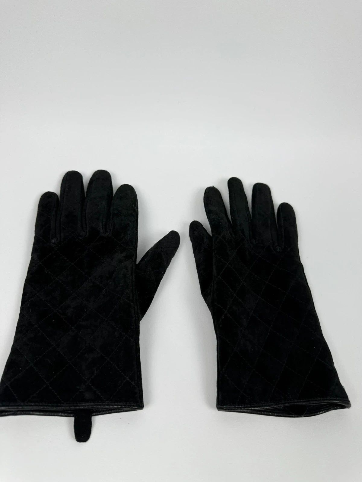 Marks & Spencer Marks & Spencer Leather Gloves Nubuck Quilted size M Size ONE SIZE - 4 Thumbnail