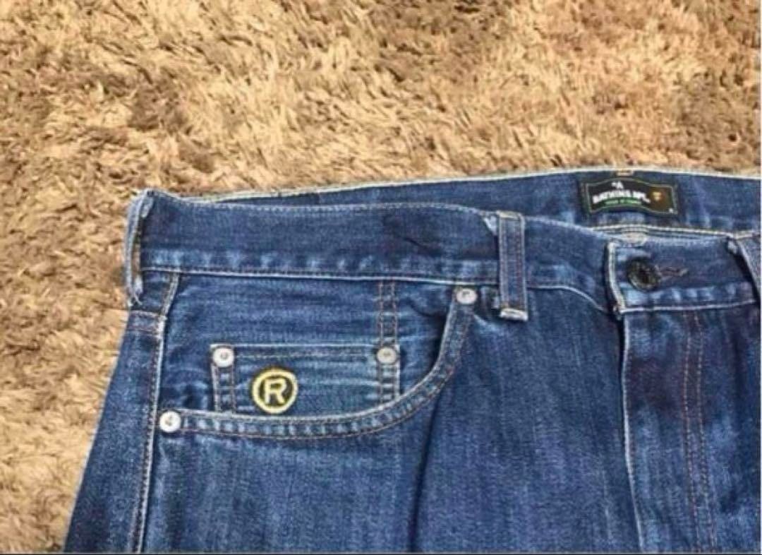 Bape A Bathing Ape Embroidered Denim Pants Ape Logo Size L Size US 32 / EU 48 - 5 Thumbnail