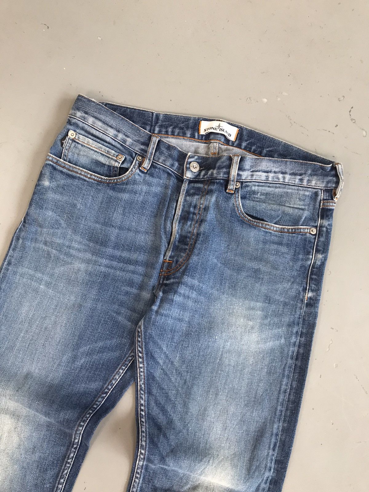 Stone Island × Vintage Super rare vintage stone island straight fit denim Size US 34 / EU 50 - 3 Thumbnail