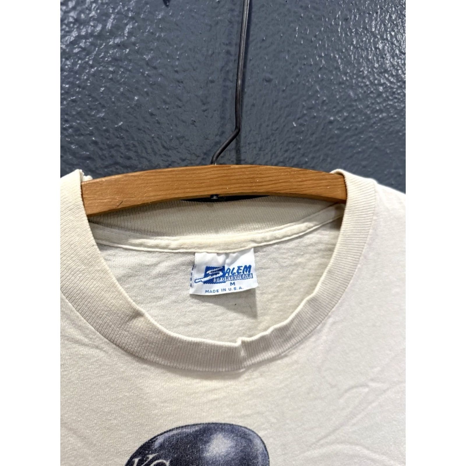 Salem Sportswear VINTAGE Salem Sportswear Bo Jackson Kansas City Royals White MLB Tee M Size US M / EU 48-50 / 2 - 2 Thumbnail