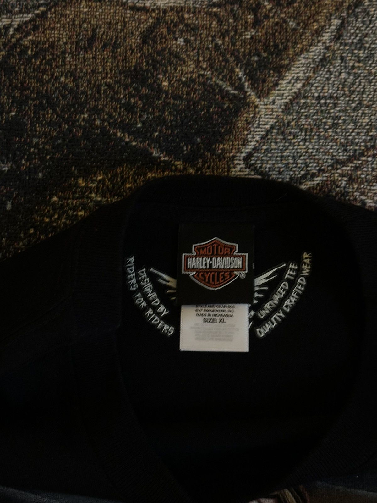 Harley Davidson × Vintage Harley Davidson ArmyGirl Tee Size US XL / EU 56 / 4 - 2 Thumbnail
