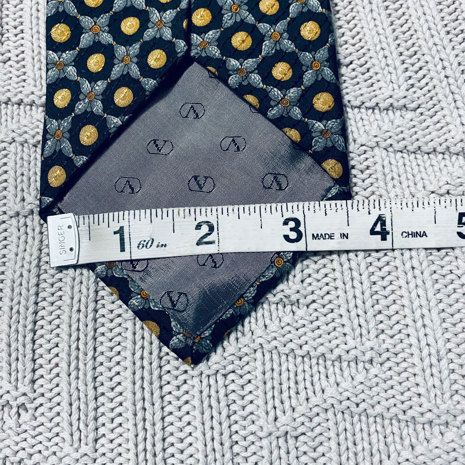 Valentino Valentino golden orb silk tie Size ONE SIZE - 5 Thumbnail