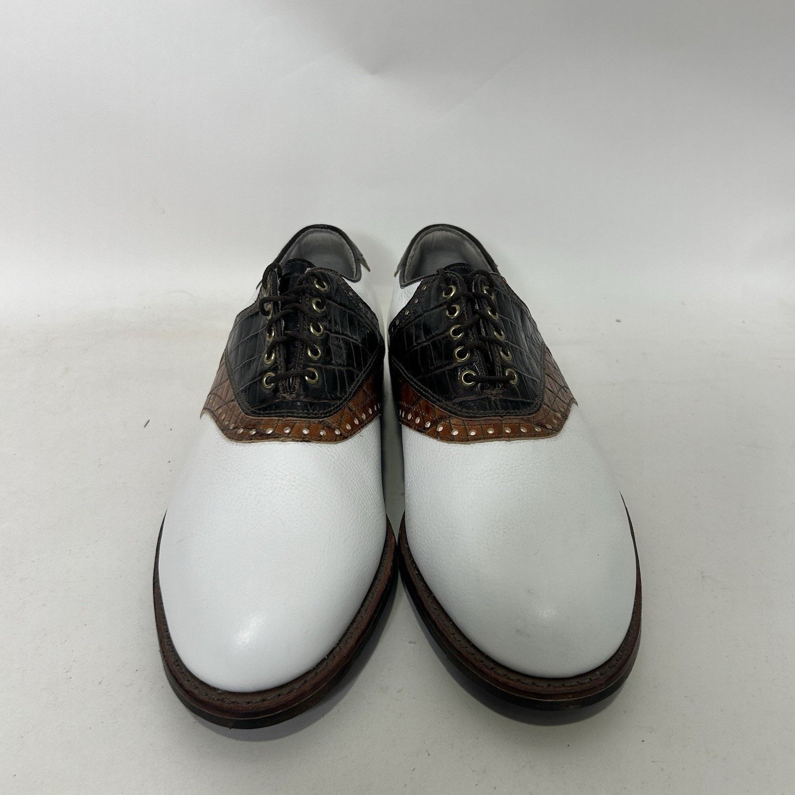 Footjoy Footjoy Classics Dry Premiere Golf Shoes “White Chestnut” Size US 8.5 / EU 41-42 - 2 Thumbnail