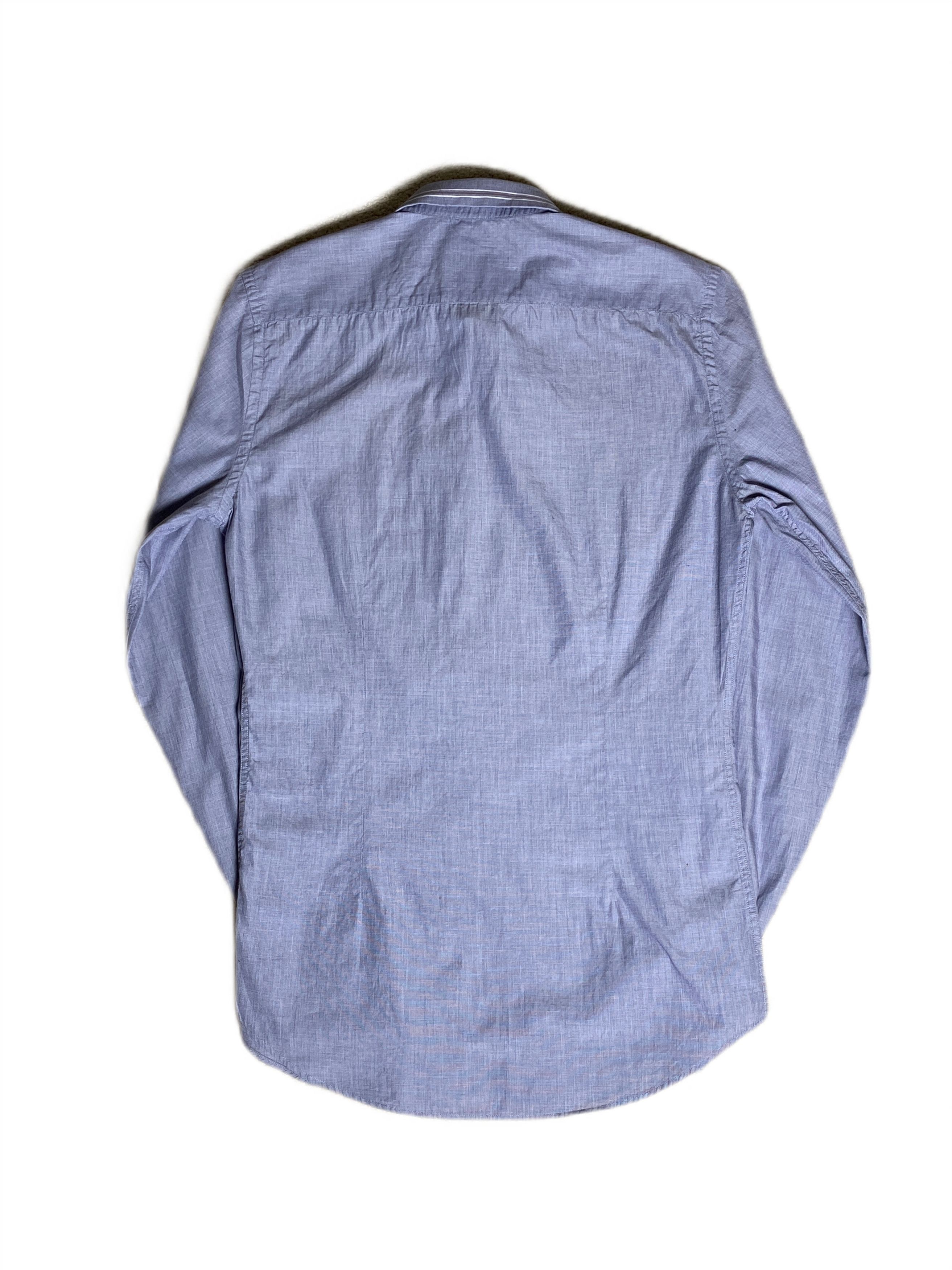 Gucci Gucci x Tom Ford Classic Tailored Blue Dress Satin Shirt Size US M / EU 48-50 / 2 - 3 Thumbnail