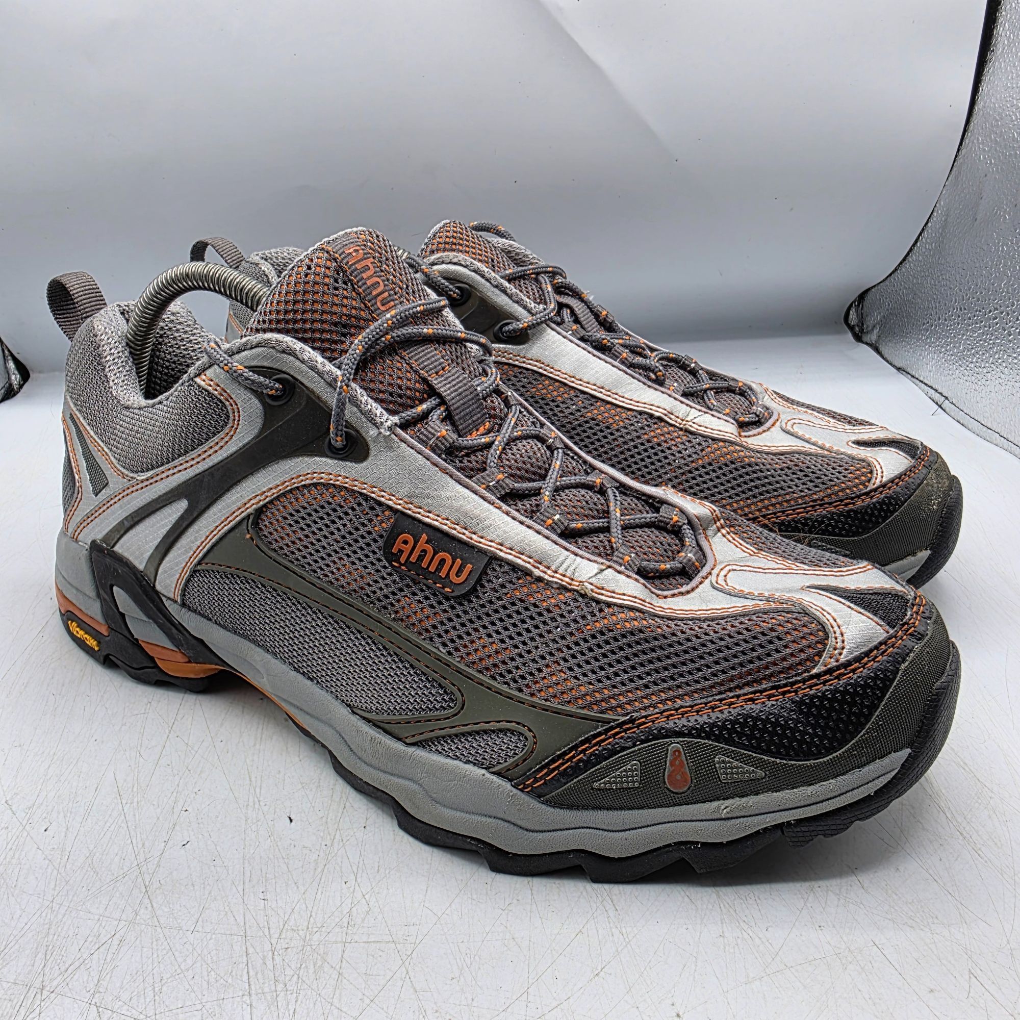 Other Ahnu Mens 11 Gray Hiking Shoes Vibram Soles Camping Outdoors Size US 11 / EU 44 - 1 Thumbnail