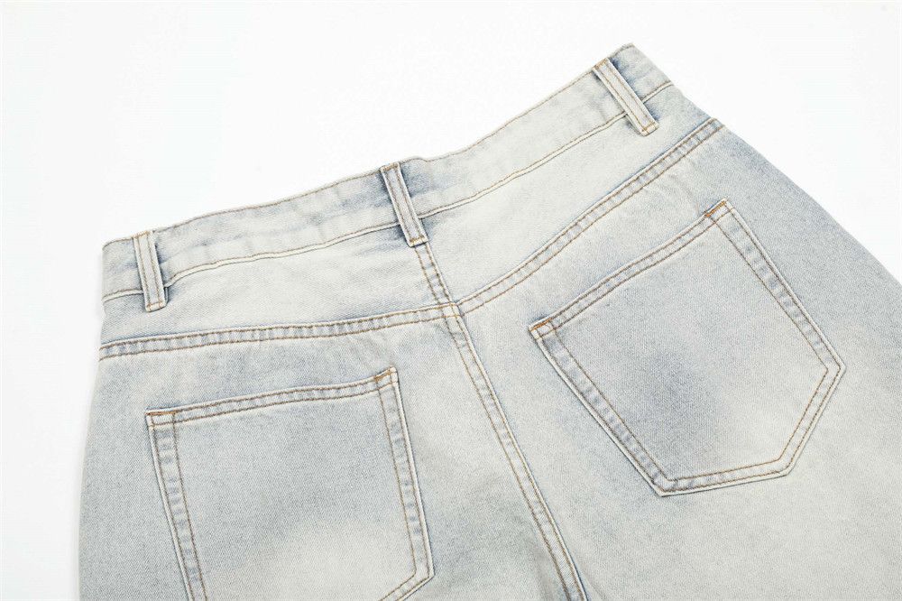Japanese Brand × Jean American cleanfit retro loose washed distressed jeans Size US 32 / EU 48 - 6 Thumbnail