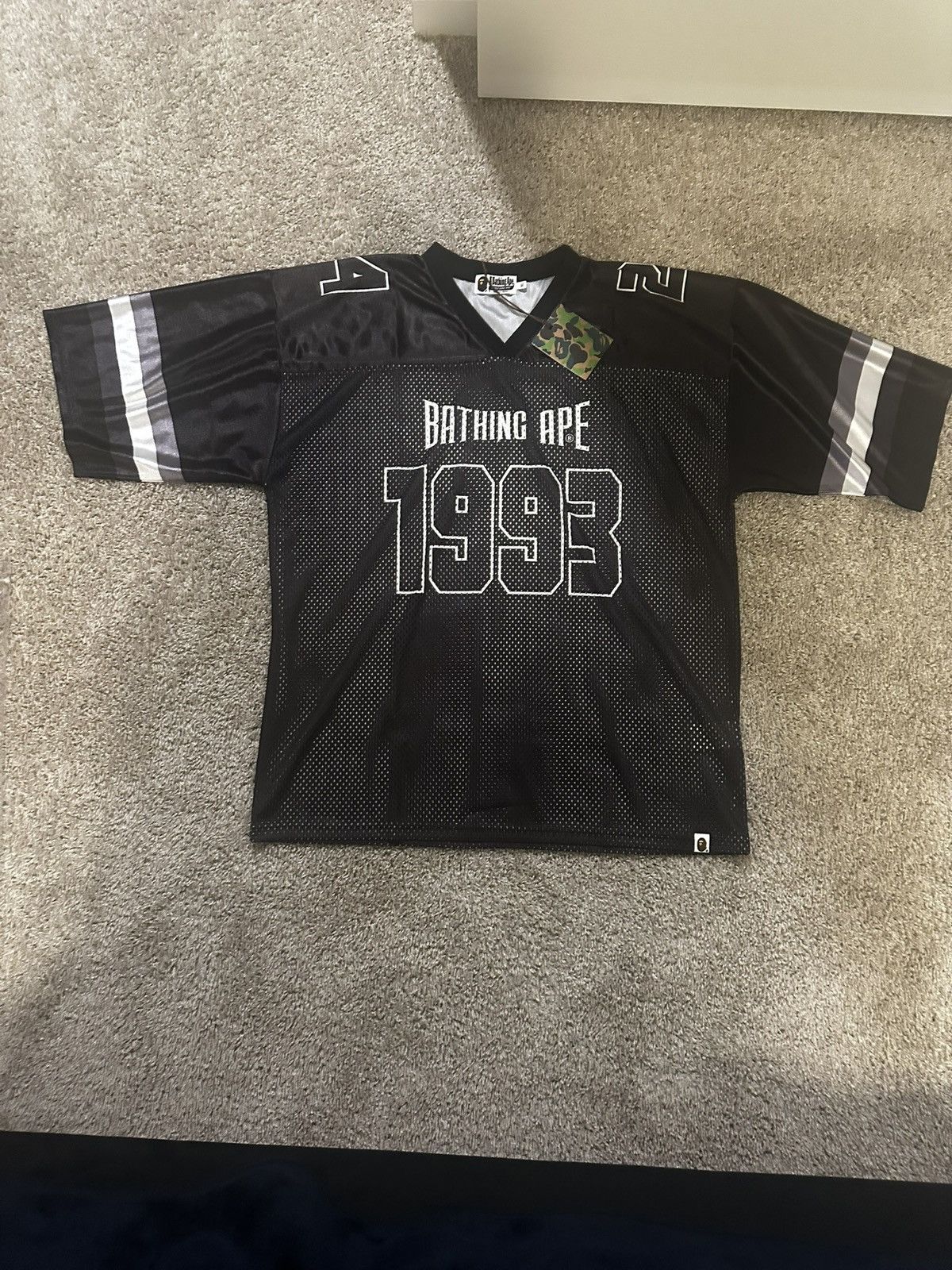 Bape GOAT Exclusive Football Jersey Size US XL / EU 56 / 4 - 1 Thumbnail
