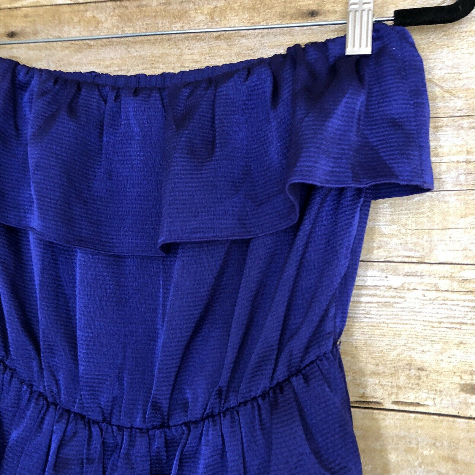 Laundry by Shelli Segal Laundry By Design Purple Strapless Tiered Dress - Size Small Size S / US 4 / IT 40 - 2 Thumbnail
