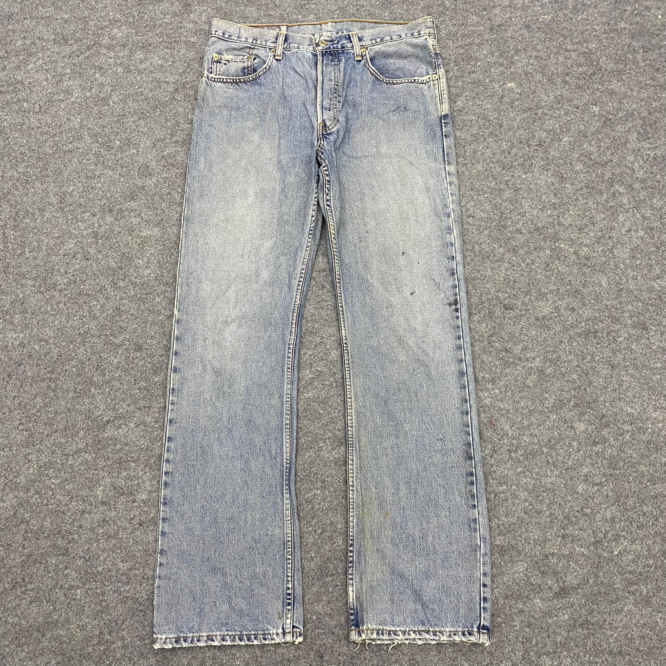 Levi's 💥Best Offer💥Vintage Levis 501 Distressed denim Size US 34 / EU 50 - 1 Thumbnail