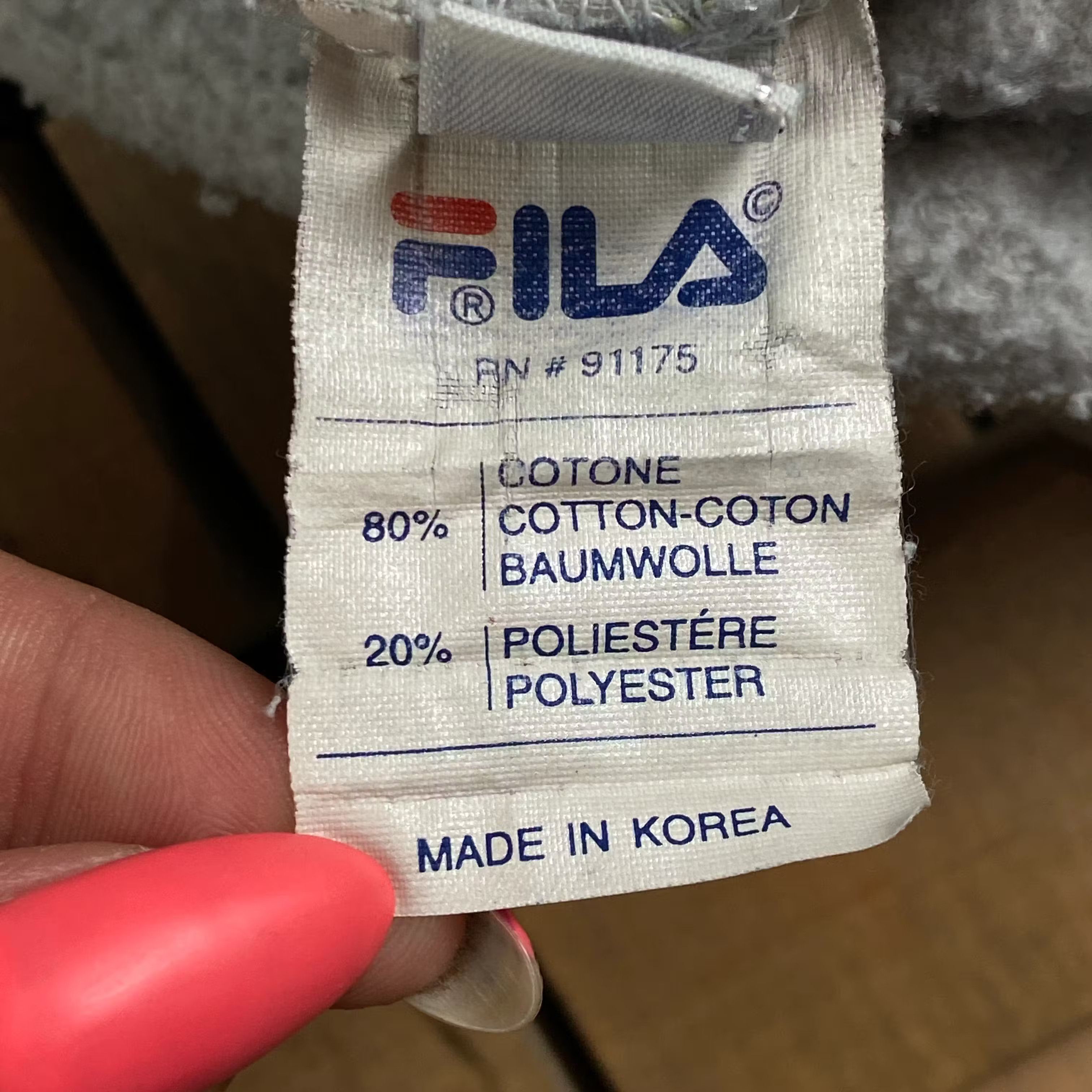 Fila × Vintage Mens Sweatshirt Fila Vintage Size XL Size US XL / EU 56 / 4 - 10 Thumbnail