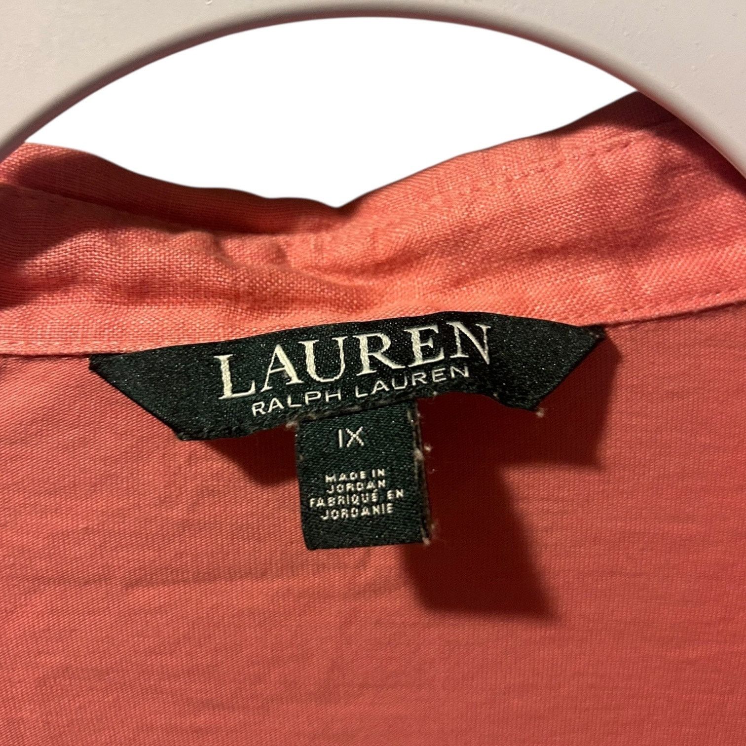 Lauren Ralph Lauren Lauren Ralph Lauren Pink long sleeve shirt 1X women’s Size XL / US 12-14 / IT 48-50 - 2 Thumbnail