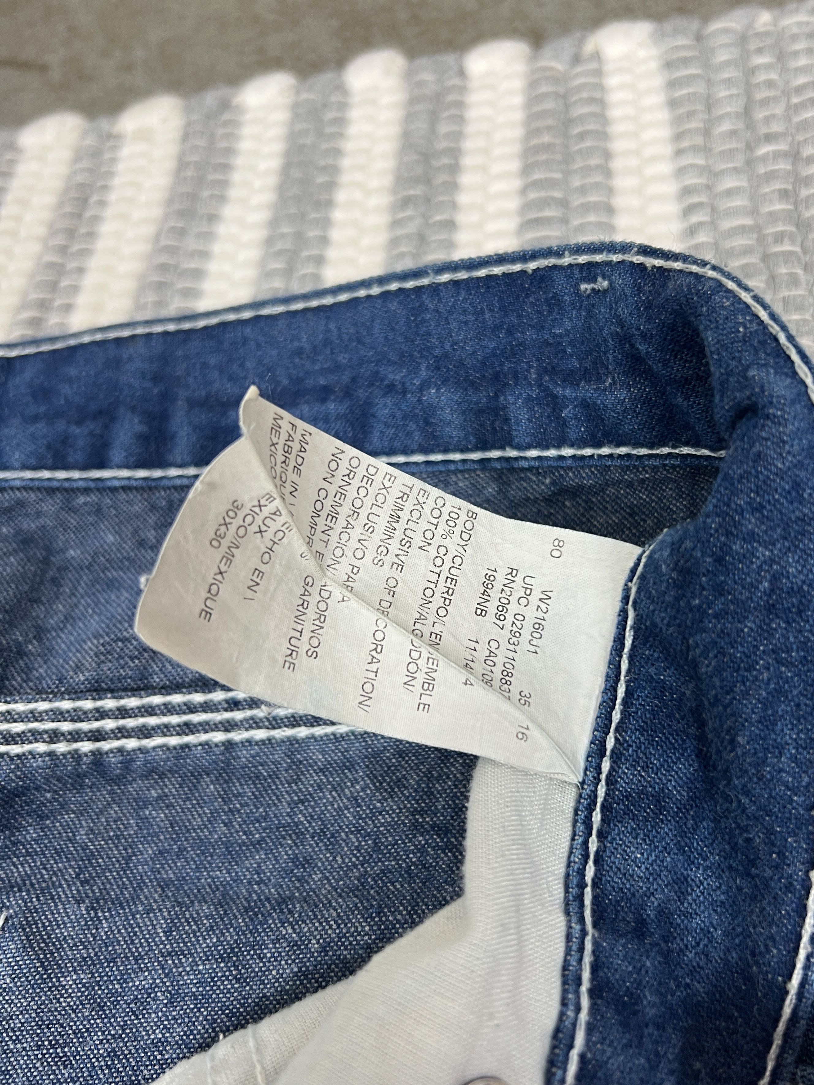 Dickies Vintage Dickies Carpenter Blue Denim Pants Jeans Size US 30 / EU 46 - 7 Thumbnail
