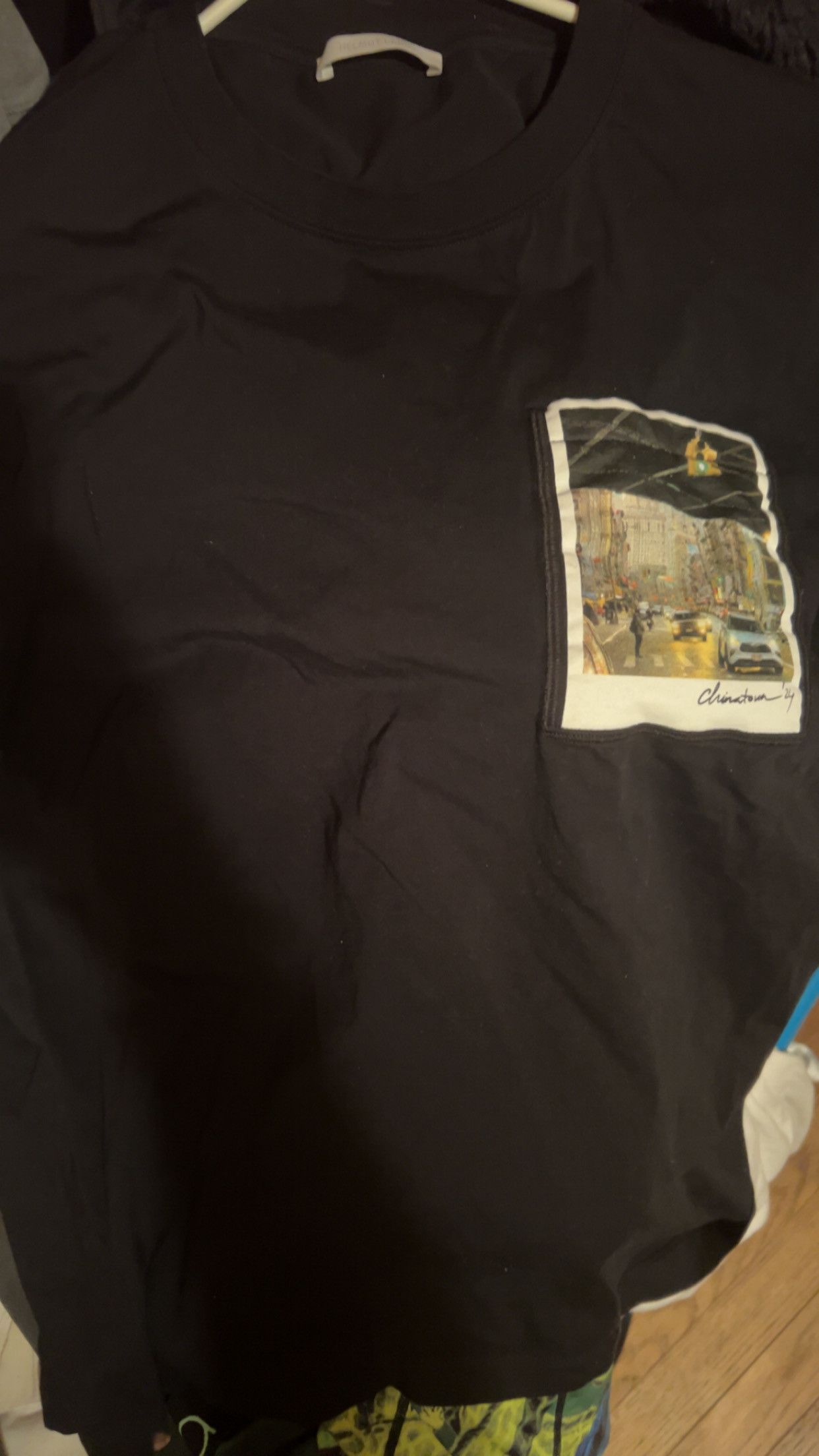 Helmut Lang HELMUT LANG Black Overpass Postcard T-shirt Size US L / EU 52-54 / 3 - 1 Thumbnail