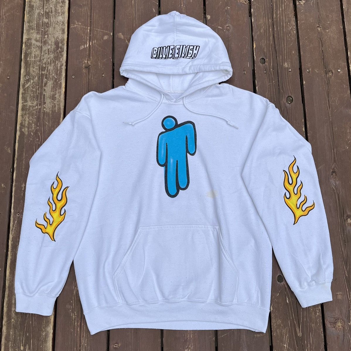 White flames world tour hoodie hotsell