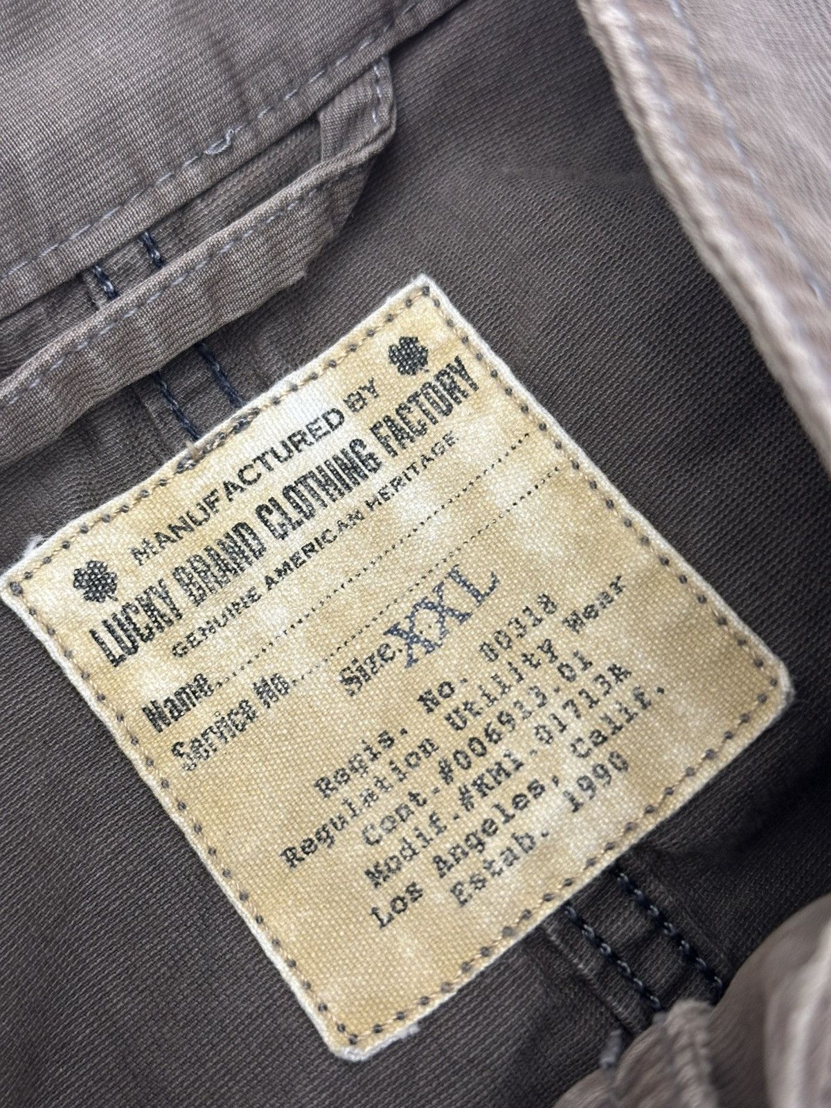 Lucky Brand Vintage Lucky Brand Biker Utility Jacket Size XXL Size US XXL / EU 58 / 5 - 7 Thumbnail