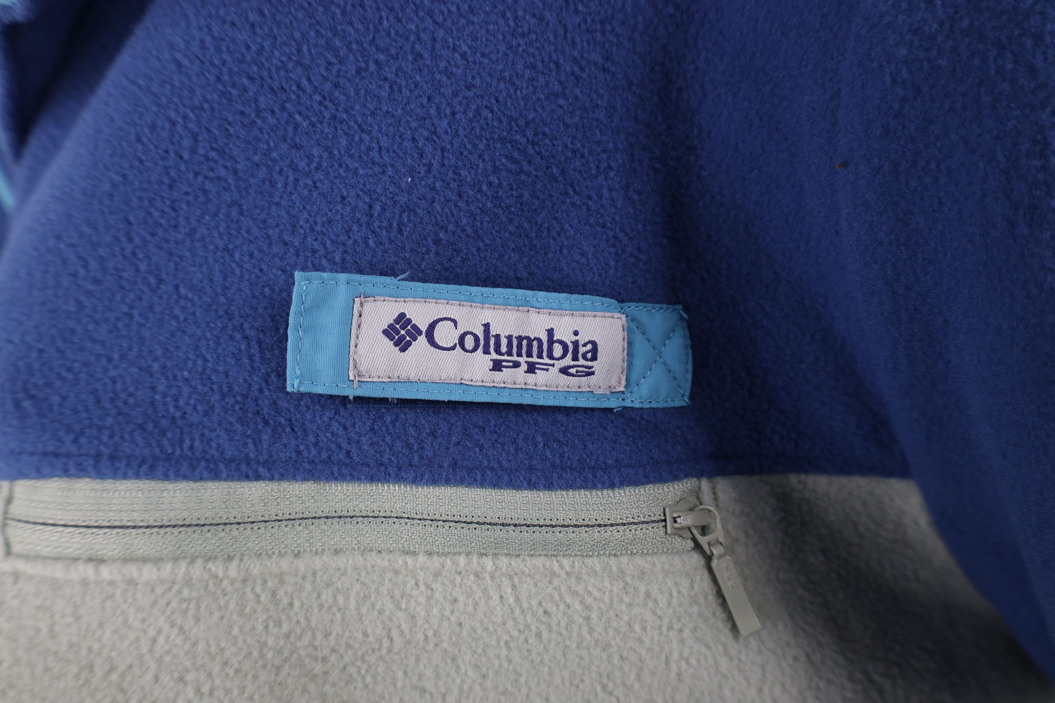 Columbia Columbia PFG Color Block Snap Button Fleece Pullover Sweater Size US XL / EU 56 / 4 - 7 Thumbnail