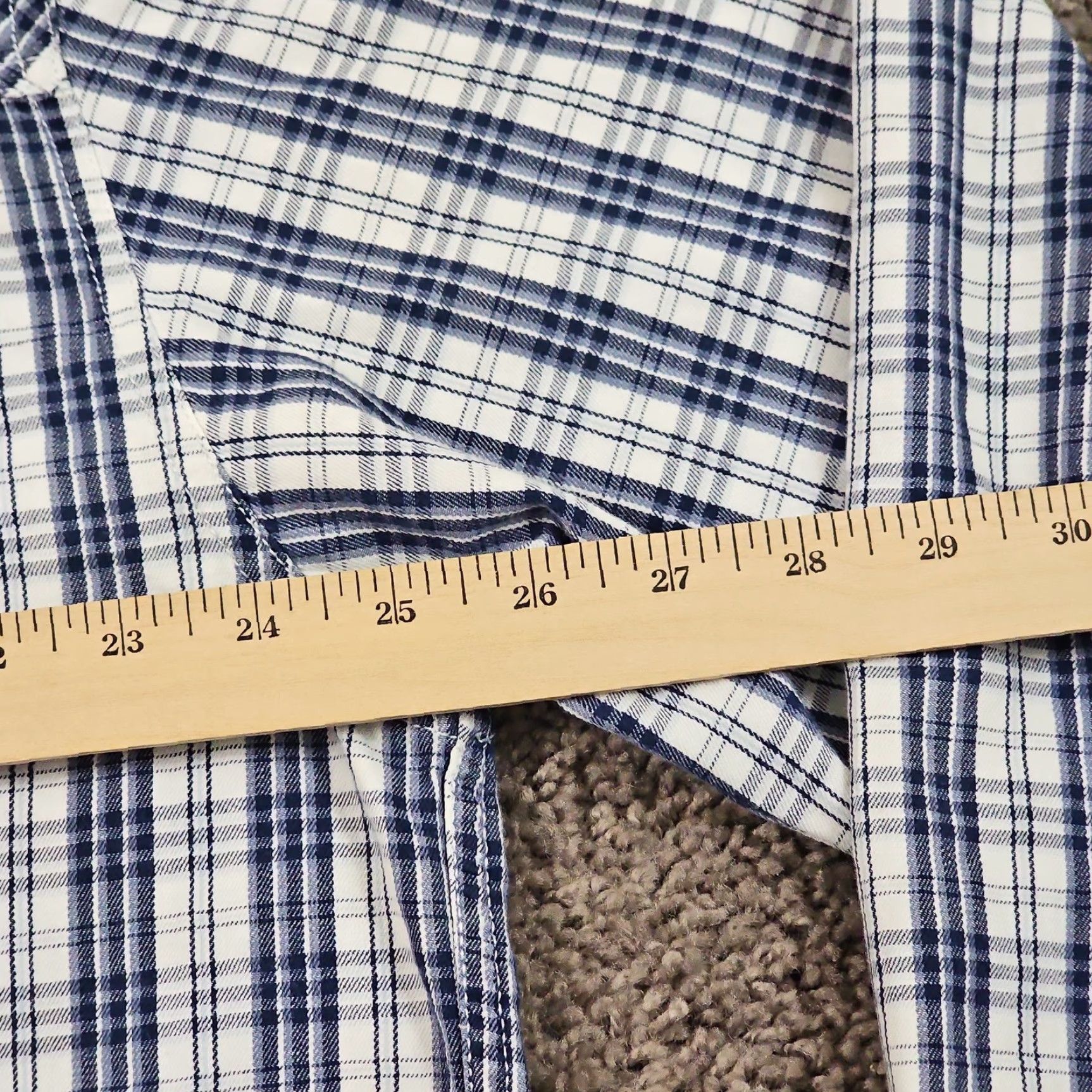 Levi's VINTAGE Levi's Button-Up Shirt Mens XL Blue Plaid Long Sleeve Casual Pockets 90s Size US XL / EU 56 / 4 - 7 Thumbnail