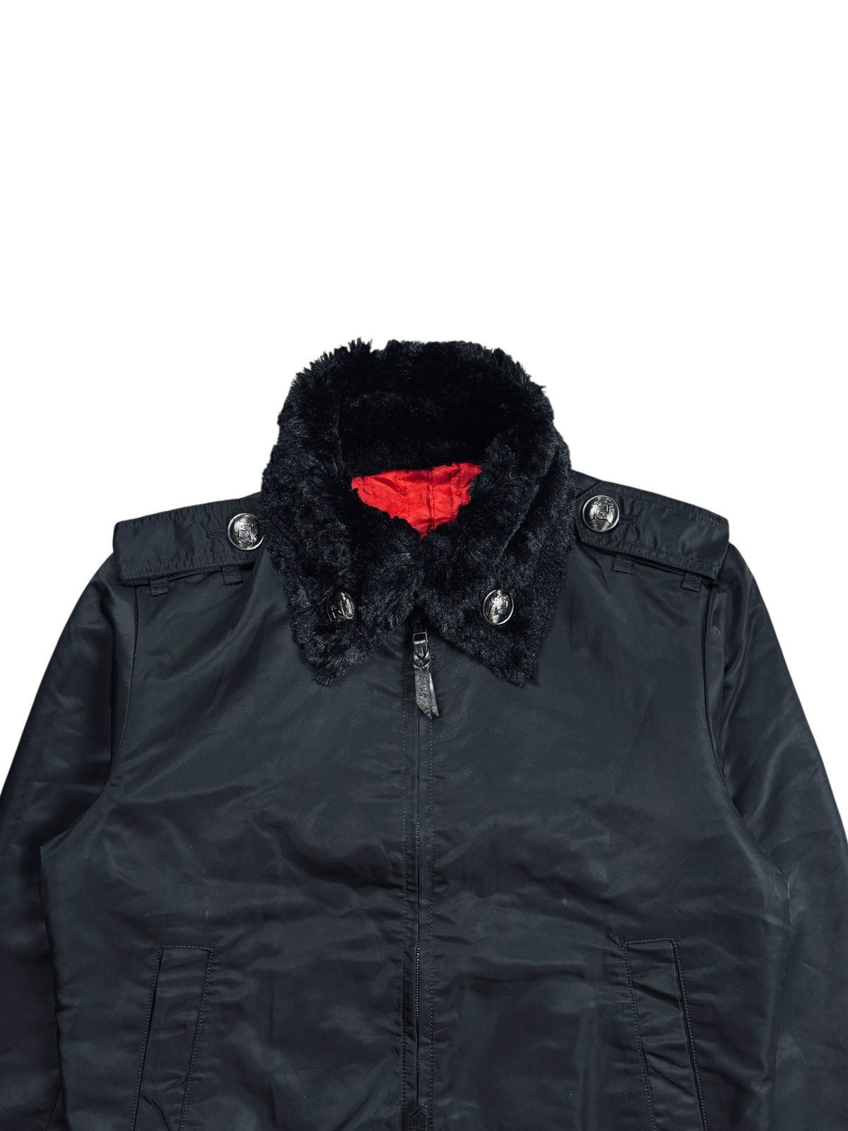 Roen 2000s Roen - Vkei Style Fur Collar Jacket Size US M / EU 48-50 / 2 - 4 Thumbnail