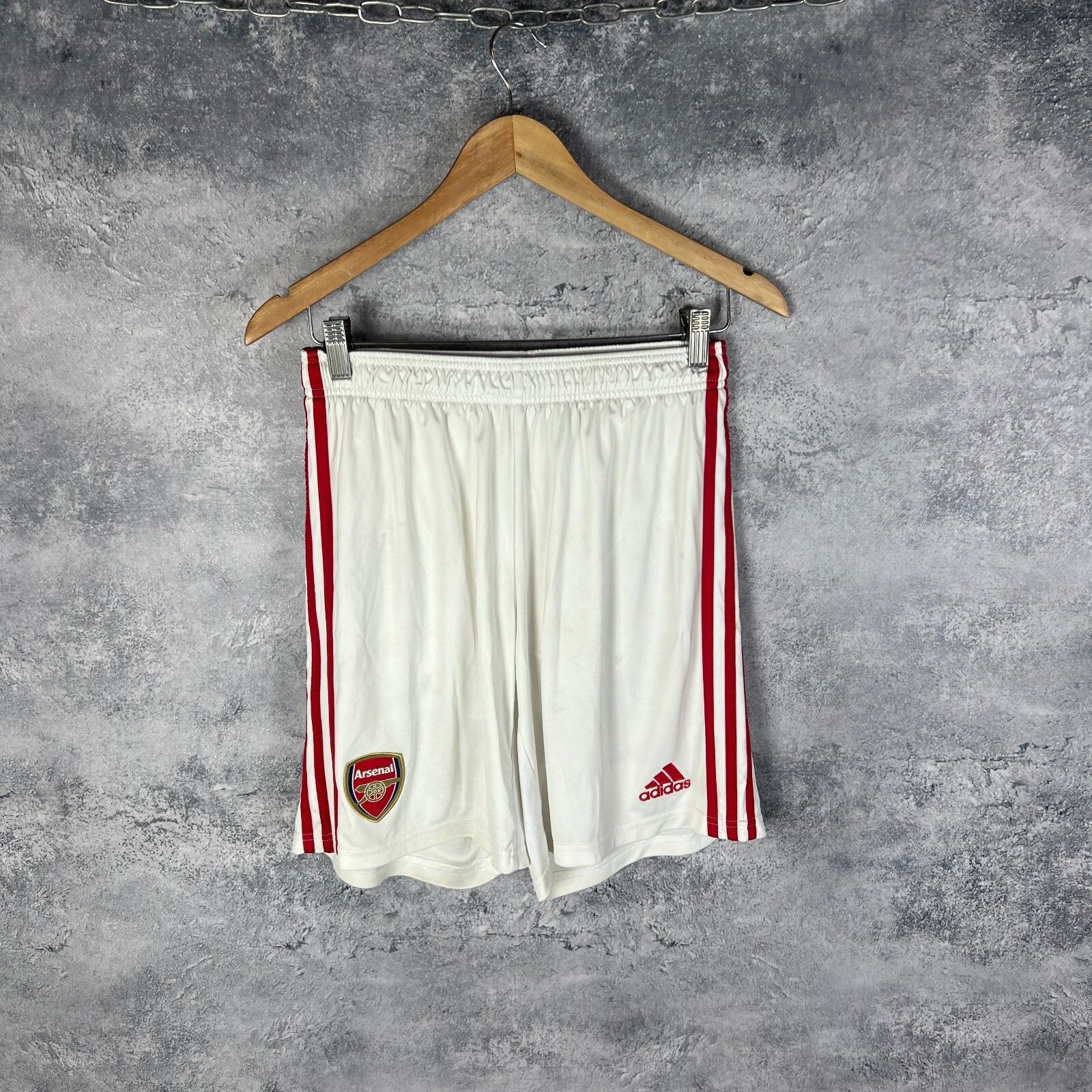Adidas Adidas Arsenal Soccer Shorts Men's Size L White ` Size US 34 / EU 50 - 1 Thumbnail