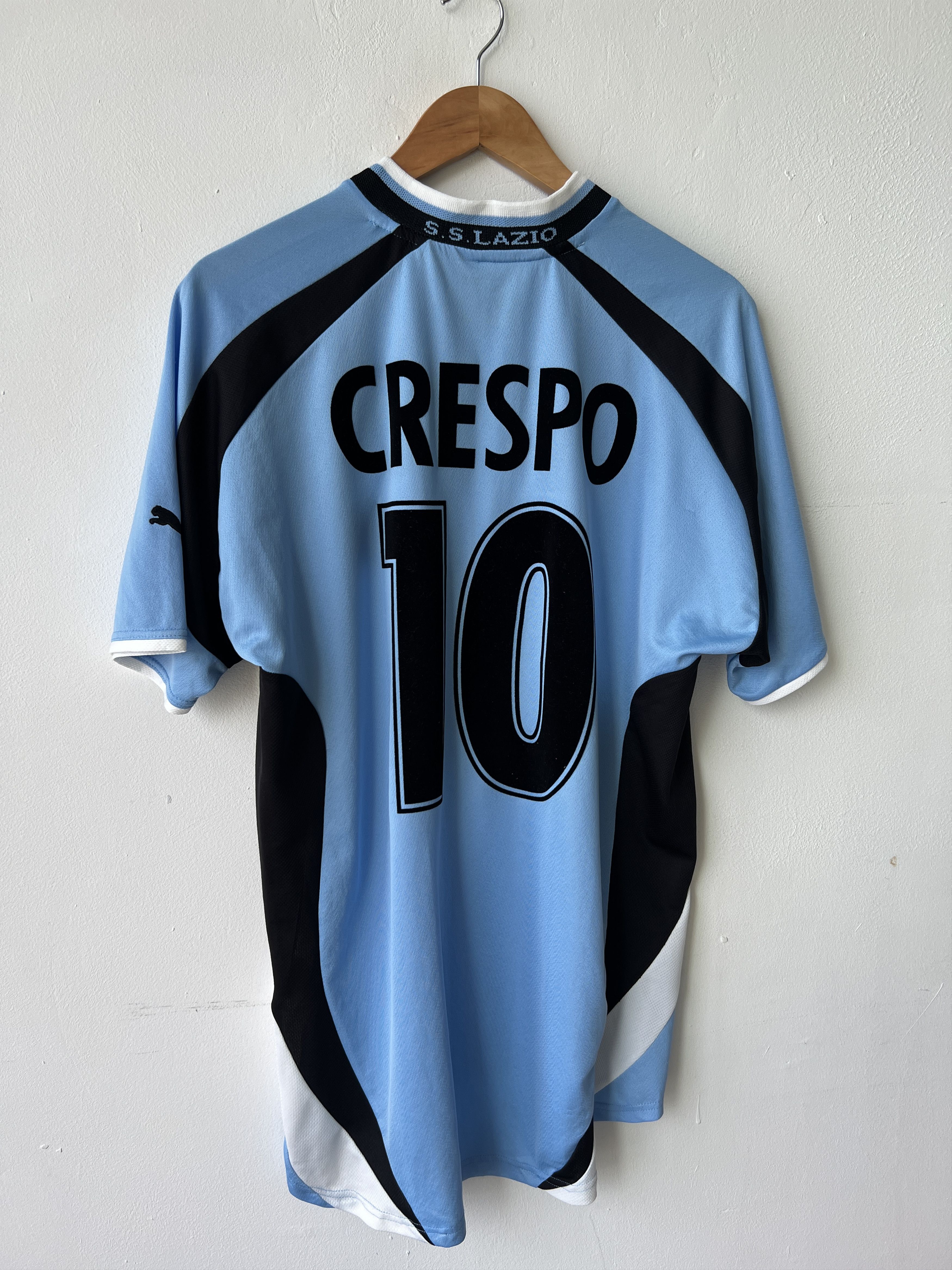 Puma (L) Lazio 2000-01 Home Kit Crespo #10 Size US L / EU 52-54 / 3 - 9 Thumbnail