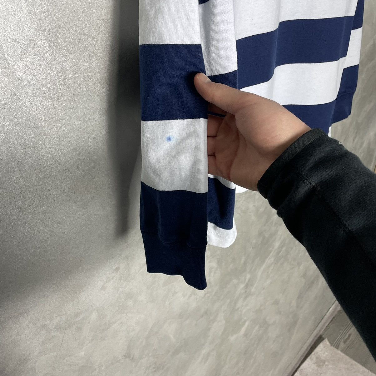 Polo Ralph Lauren × Vintage Vintage Polo Ralph Lauren Striped Rugby Shirt Size US L / EU 52-54 / 3 - 6 Thumbnail