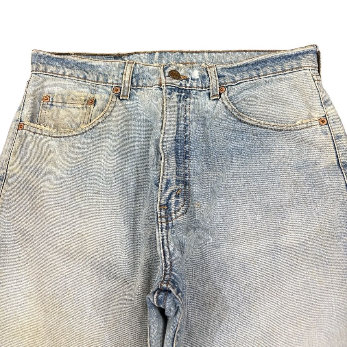 Levi's Vintage 90s Levi’s 512 Dirty Grunge Distressed Baggy Jeans Size US 33 - 4 Thumbnail
