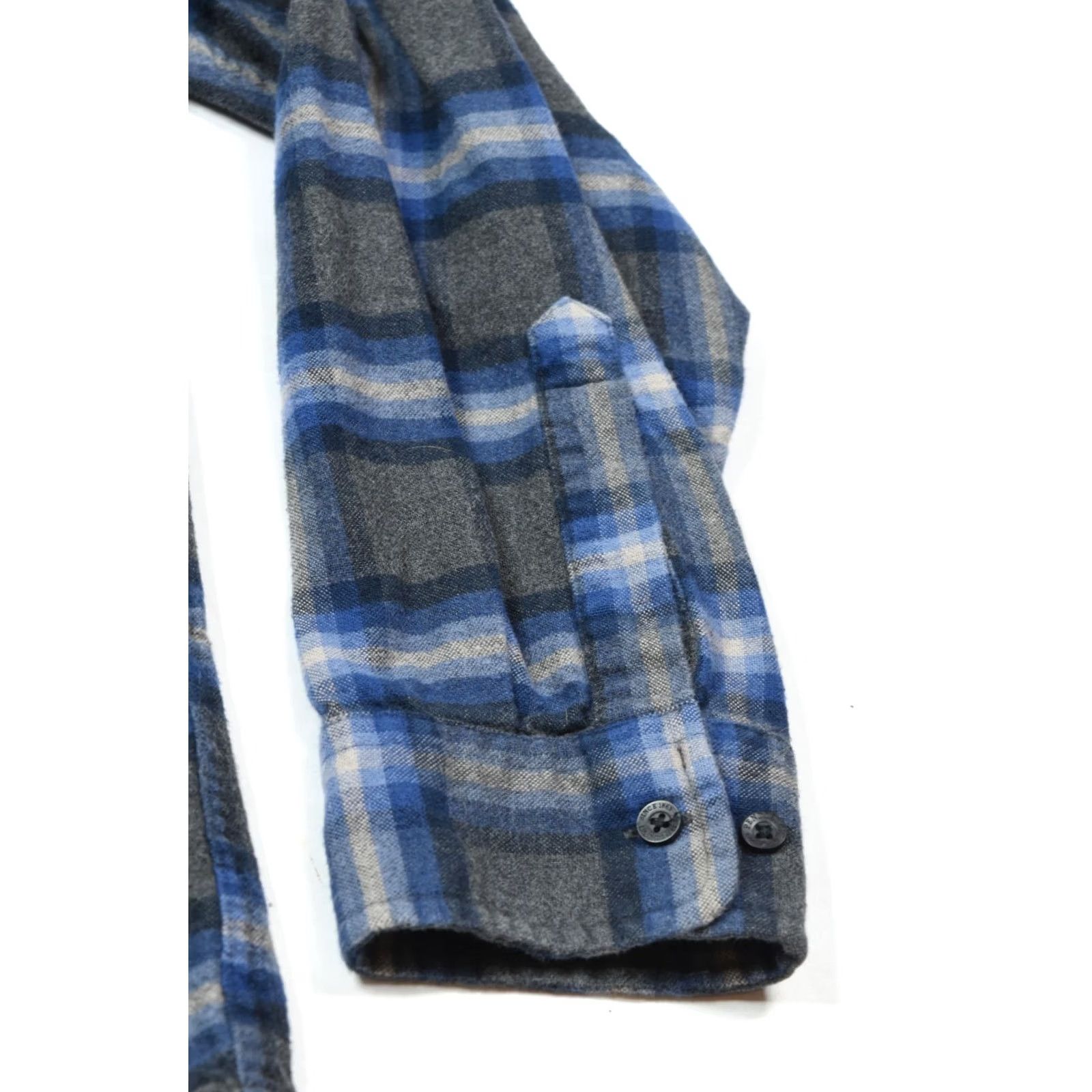 Pendleton Pendleton MASON Flannel Shirt Blue Gray Plaid Long Sleeve Cotton Mens XL Button-Up Shirt Size US XL / EU 56 / 4 - 5 Thumbnail