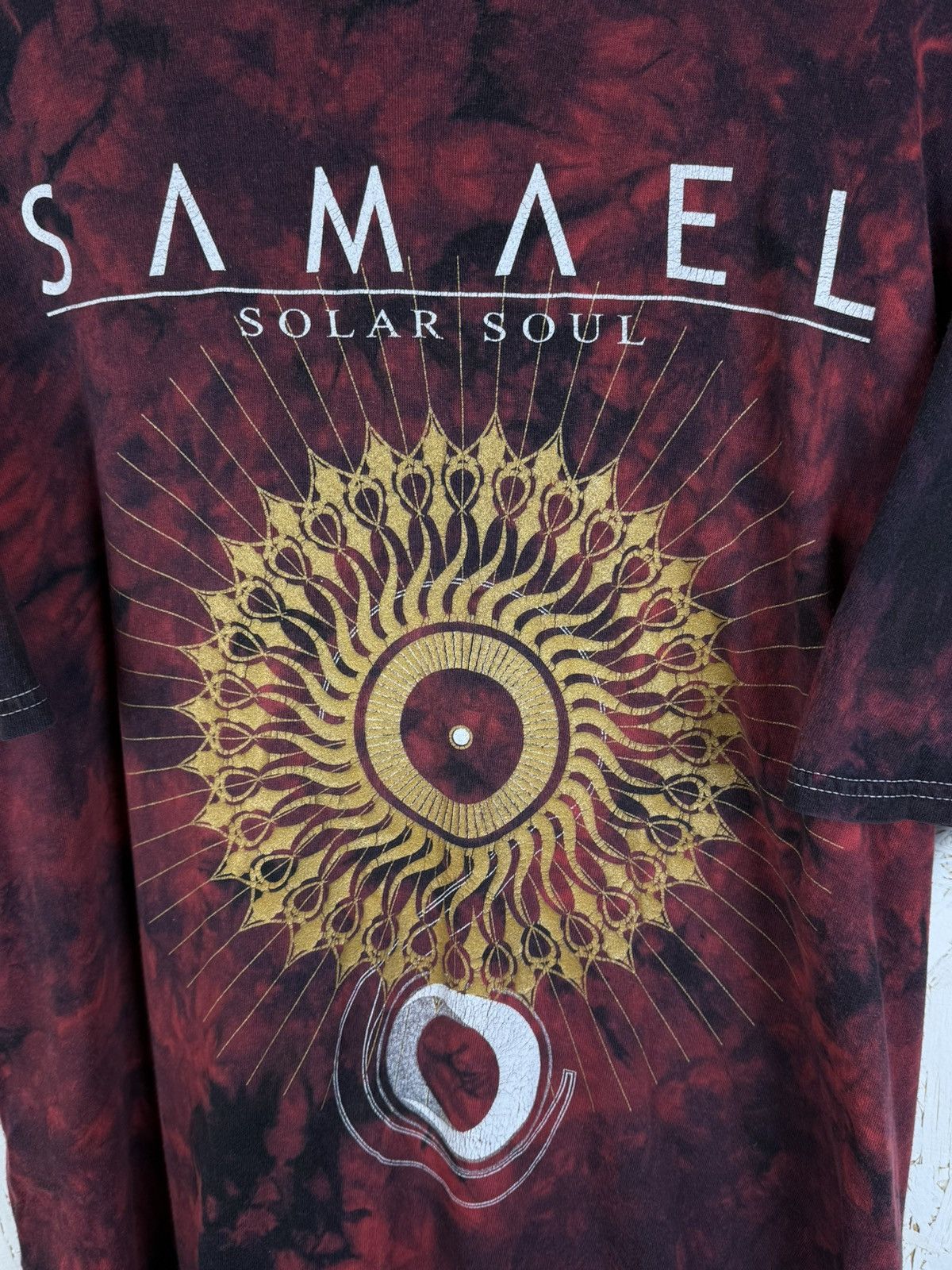 Band Tees Samael Solar Soul 2007 Tie Dye Extreme Metal Band T-Shirt XL Size US XL / EU 56 / 4 - 2 Thumbnail