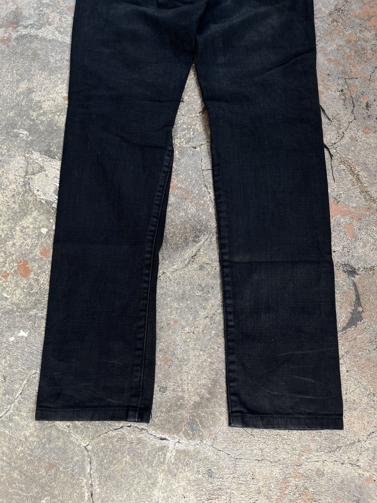 Hysteric Glamour GLAMOUR JAPANESE DISTRESSED DENIM BLACK BIKERS PANTS PUNK Size US 32 / EU 48 - 9 Thumbnail