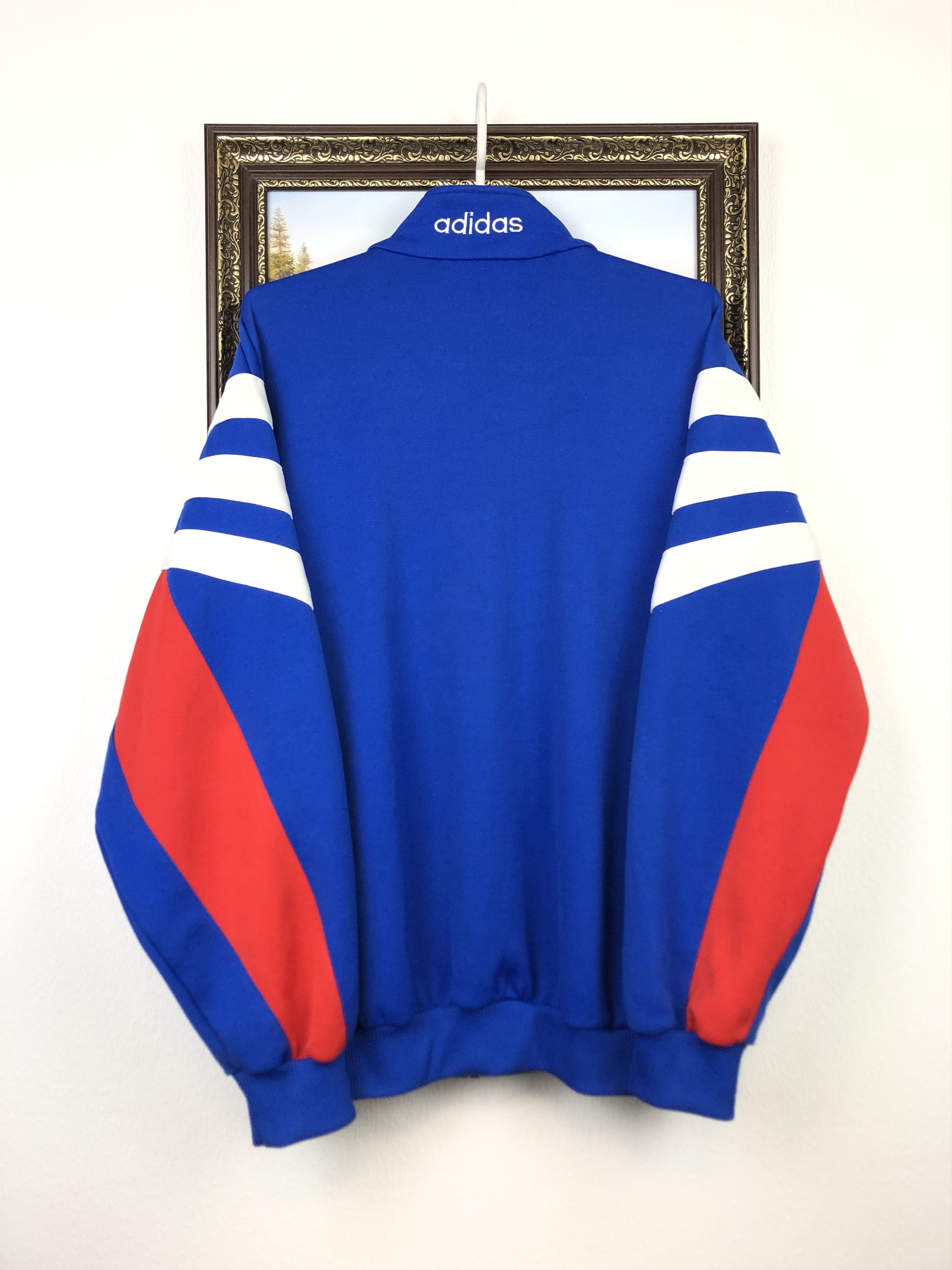 Adidas Vintage Bayern Munich Football Jacket Soccer Sweatshirt Size US M / EU 48-50 / 2 - 12 Thumbnail