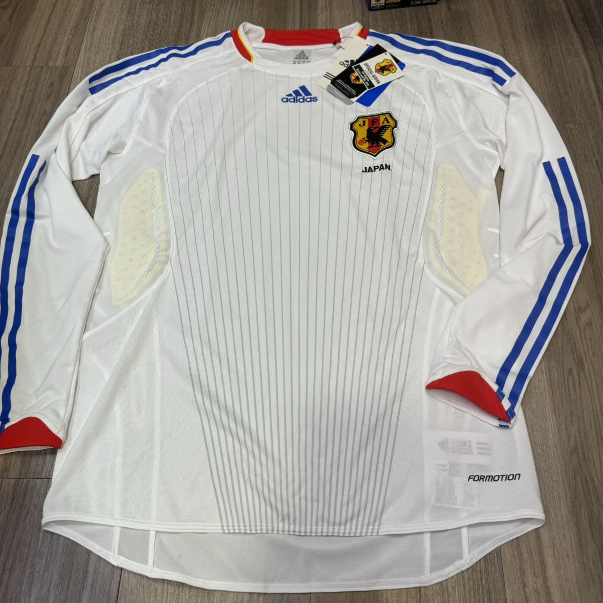 Adidas Japan 08/09 long sleeves player issue away shirt (Bnwt) Size US L / EU 52-54 / 3 - 1 Thumbnail