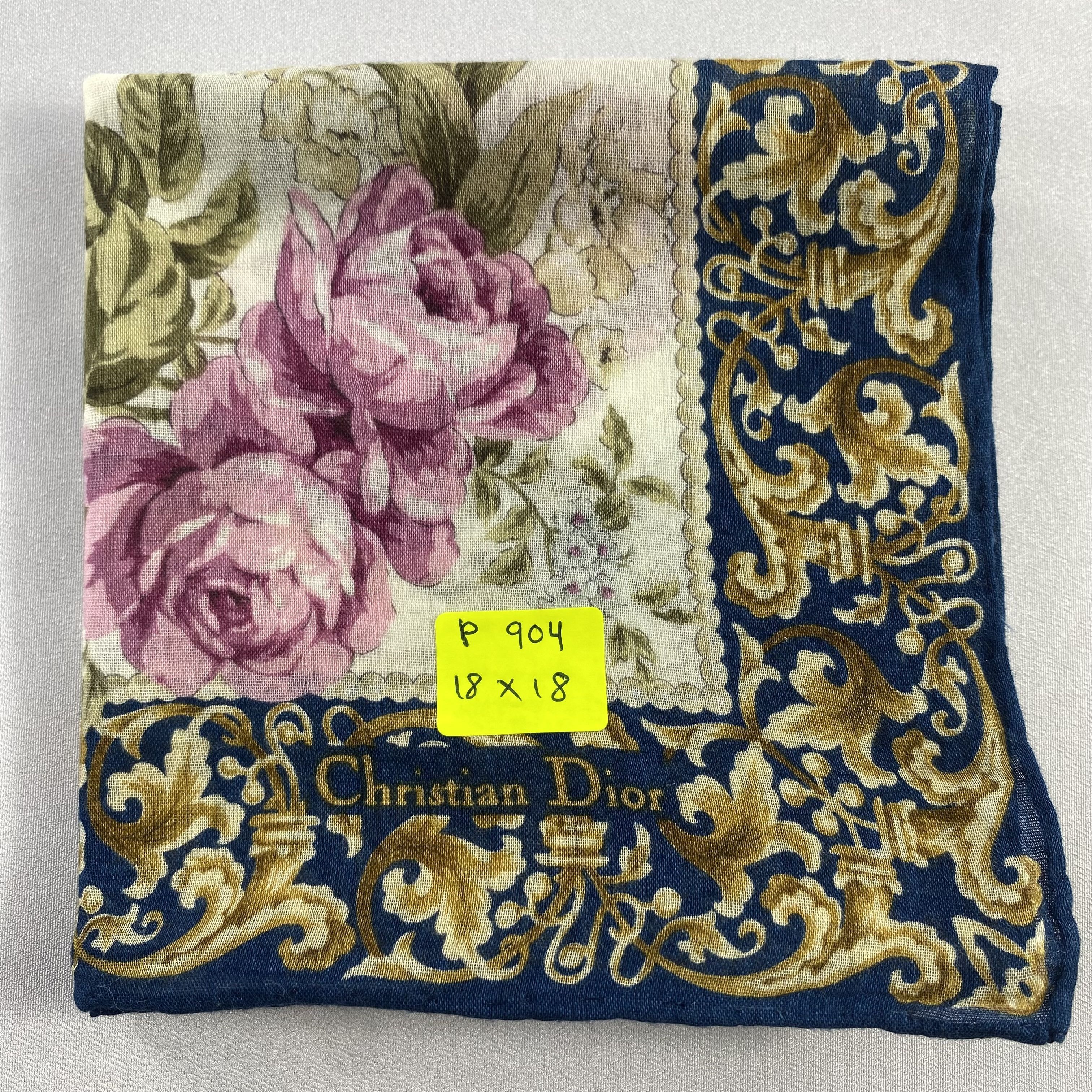 Vintage Christian Dior Monsieur Handkerchief / Neckerchief-P904 Size ONE SIZE - 5 Thumbnail
