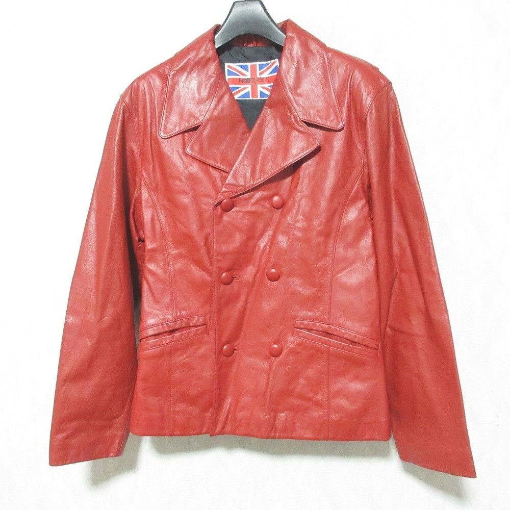 Other Other MICHIKO LONDON Leather Double Breasted Jacket Leather Outerwear I090I13R DUTY FREE for USA Size ONE SIZE - 1 Thumbnail