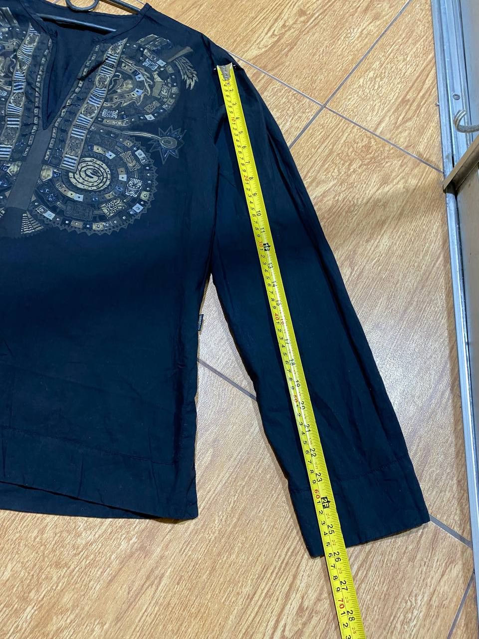 Just Cavalli Just Cavalli Long Sleeve Shirt Logo Black Print Size US M / EU 48-50 / 2 - 9 Thumbnail
