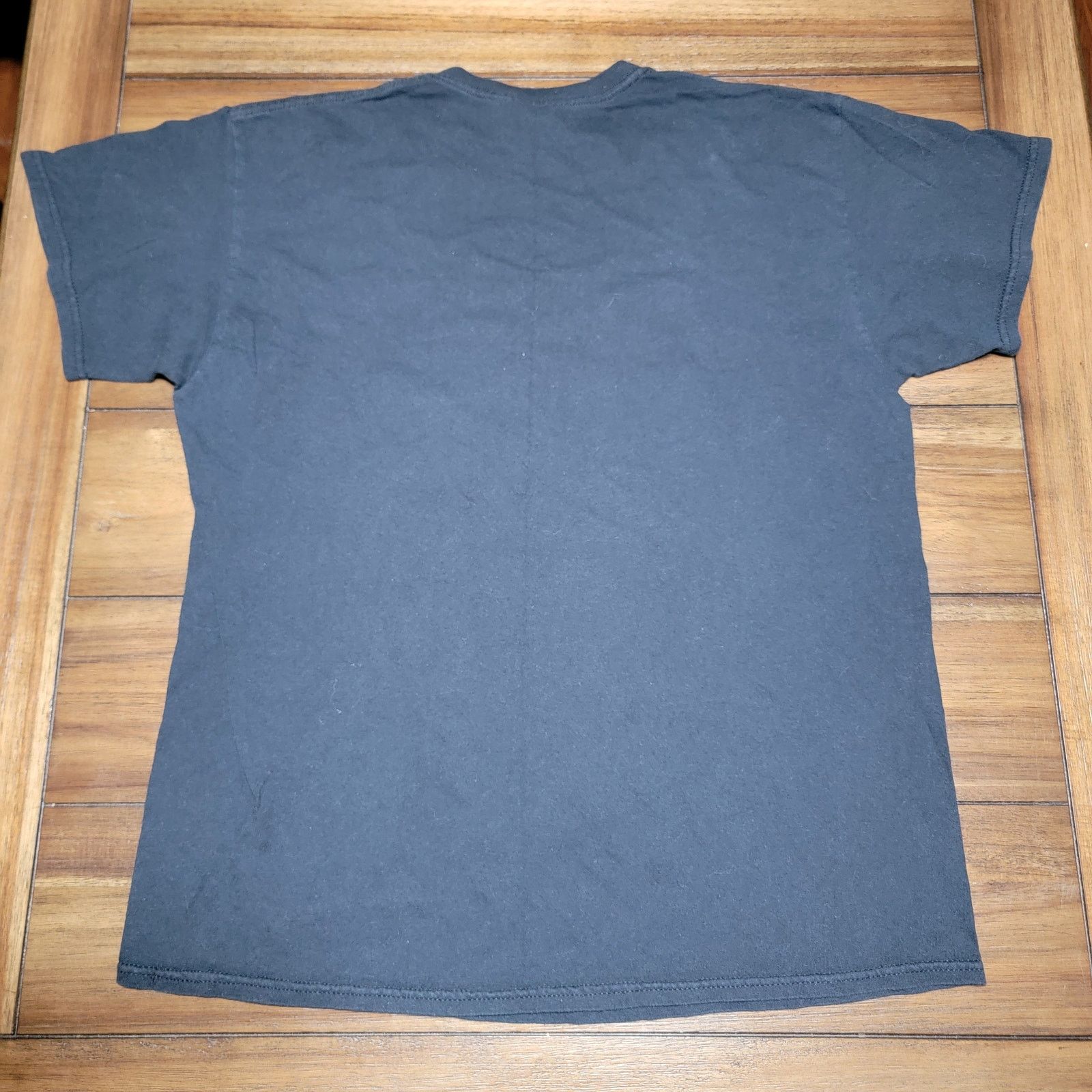 Gildan Gildan Black Tee Pink Marshmello Smile w/ Bow - Size Large Size L / US 10 / IT 46 - 3 Thumbnail