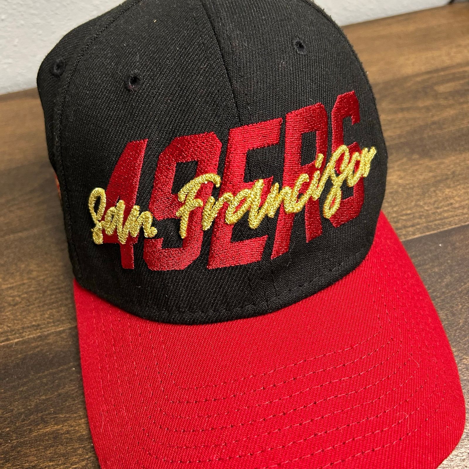 New Era San Francisco 49ers Hat New Era 39Thirty Flex Fit Large XL Size ONE SIZE - 2 Thumbnail