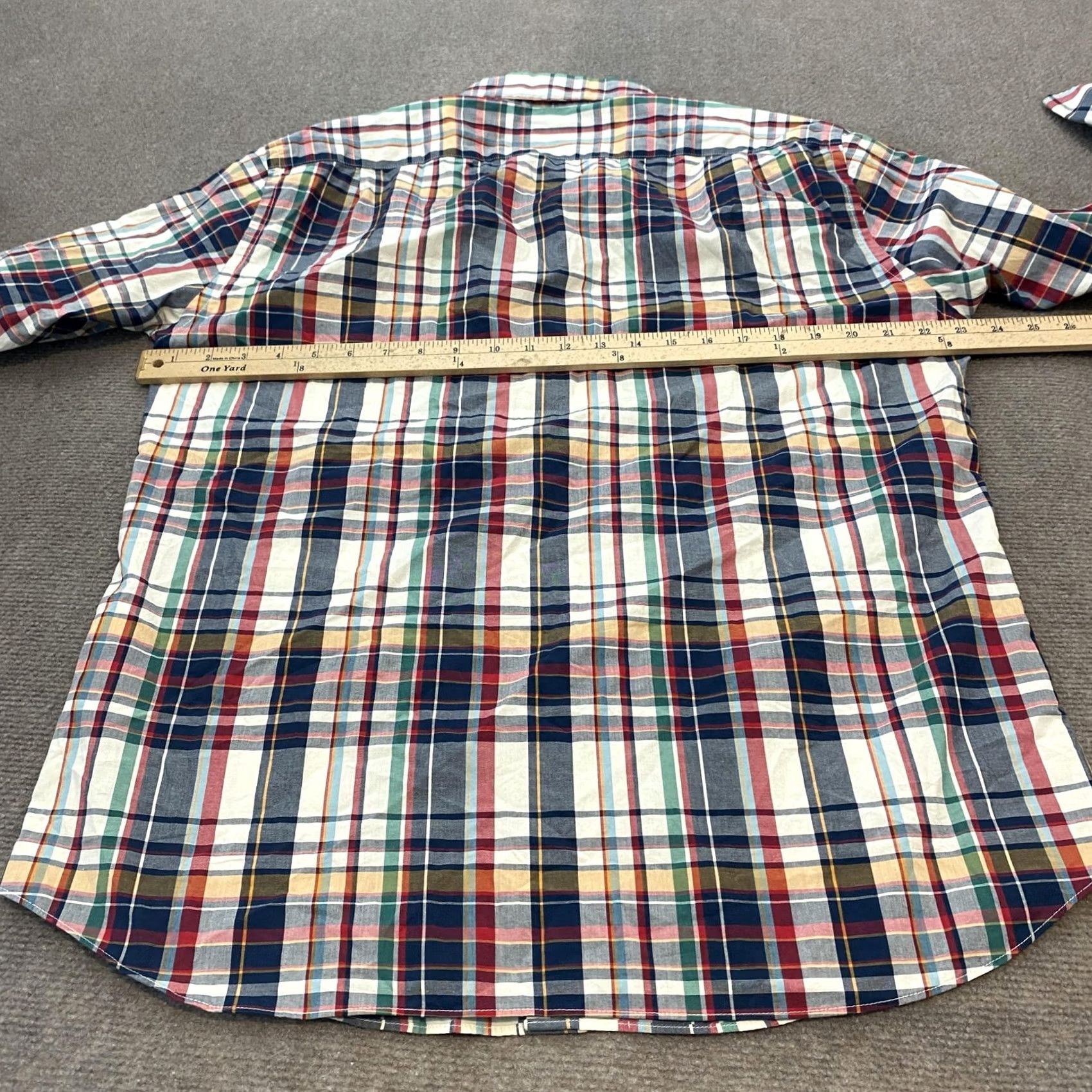 J.Crew J Crew Shirt Mens Large Multicolor Plaid Button Down Slim Flex Washed Casual Size US L / EU 52-54 / 3 - 5 Thumbnail