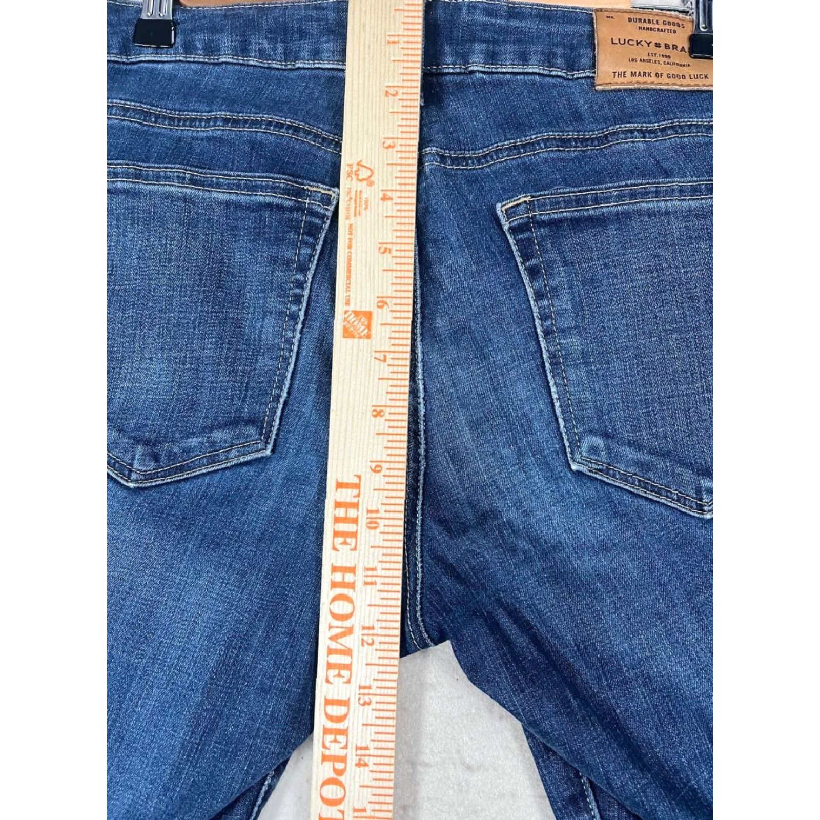 Lucky Brand Lucky Brand Jeans Cropped Womens 6 Blue Medium Wash Stretch 5-Pocket Denim Jeans Size 28" / US 6 / IT 42 - 4 Thumbnail