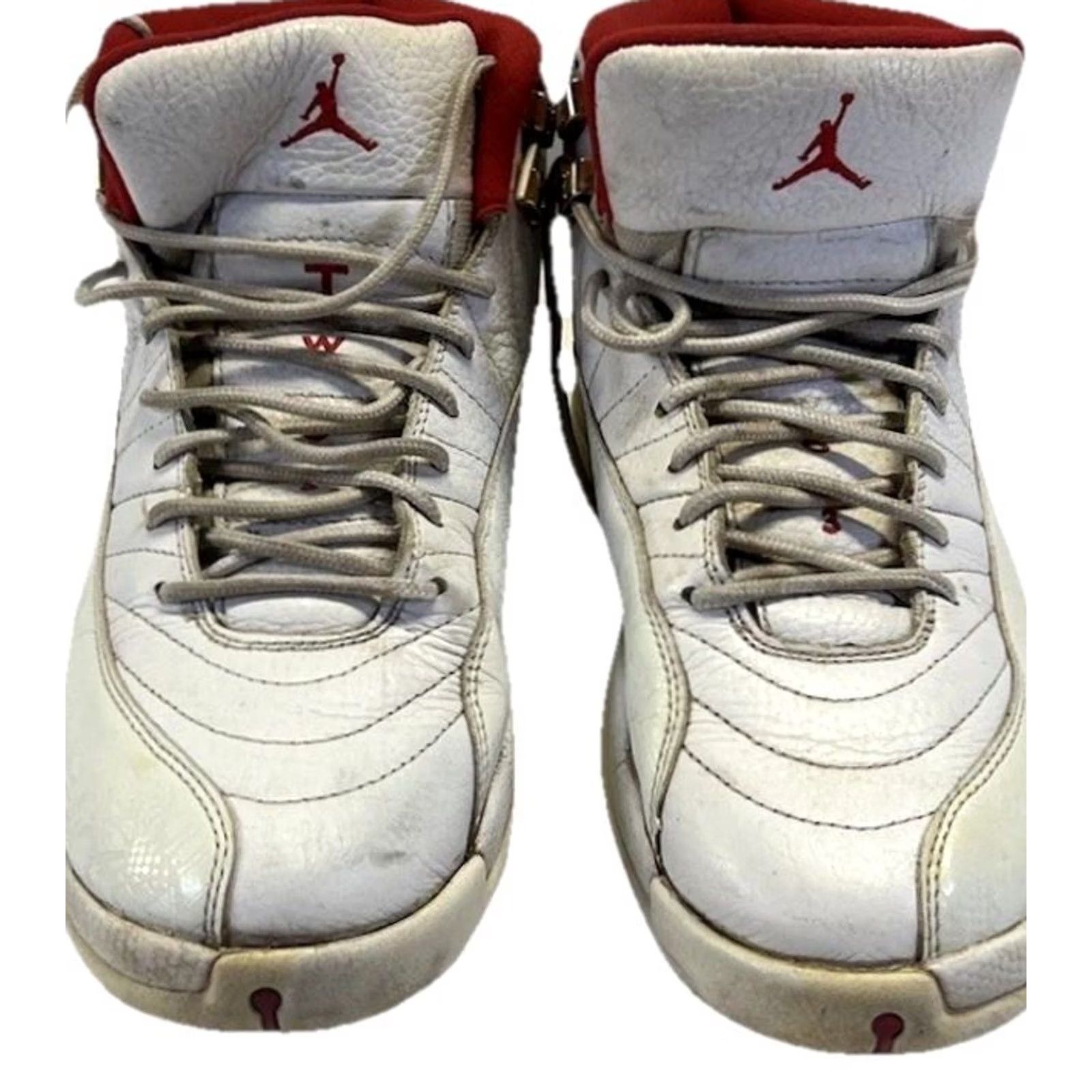 Nike Nike Air Jordan 12 Retro FIBA 2019 White Red Gold Men’s 11 Sneaker 130690-107 Size US 11 / EU 44 - 4 Thumbnail