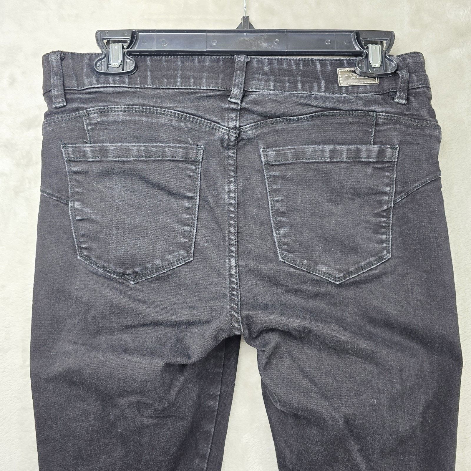 Juicy Couture Juicy Couture Capri Jeans Women Size 8 Black Strech 30x22 Size 30" / US 8 / IT 44 - 8 Thumbnail