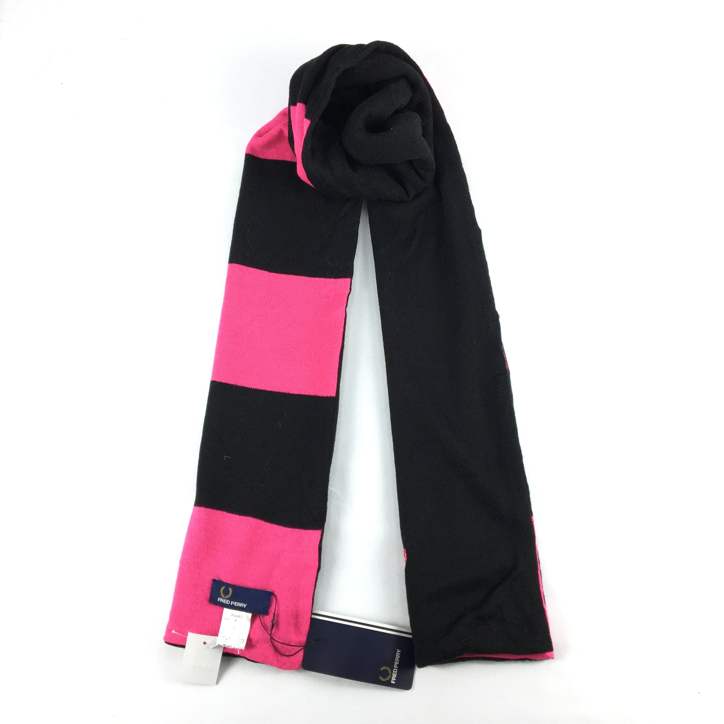 Fred Perry Vintage Fred Perry Scarf Muffler Wool Cashmere Scarves Size ONE SIZE - 1 Thumbnail