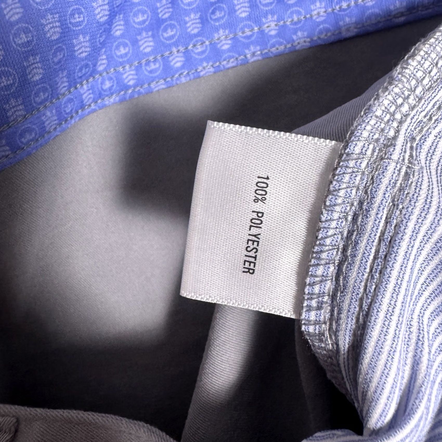 Peter Millar Peter Millar Crown Sport EB66 Performance Five-Pocket Pants Mens 42x29 Golf Gale Stone Gray Chino Logo 5-Pocket Regular Fit Mens Size US 42 / EU 58 - 6 Thumbnail