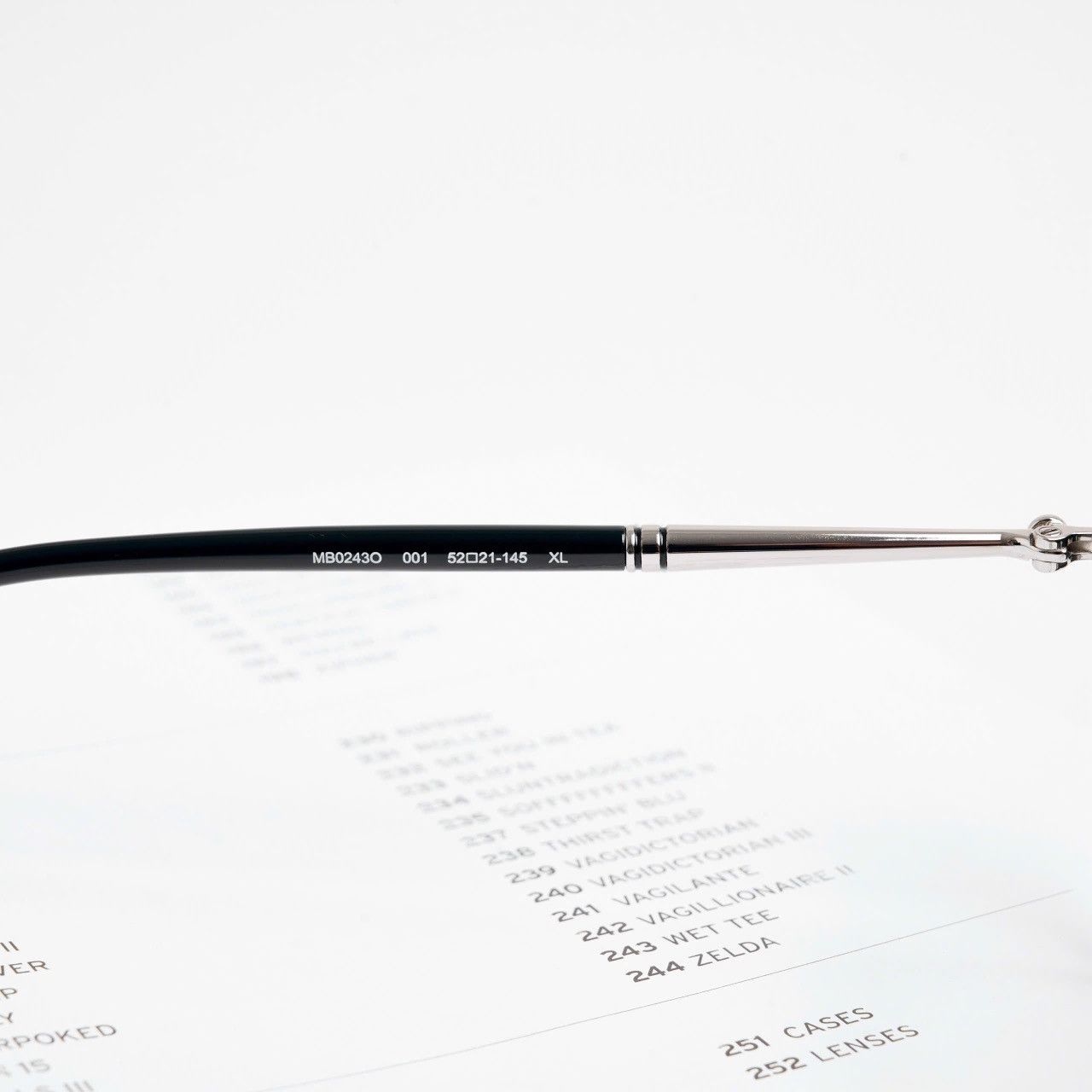 Montblanc MONTBLANC MB0243O 001 GLASSES Size ONE SIZE - 5 Thumbnail