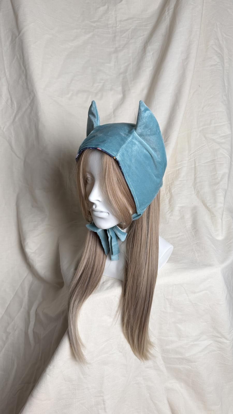 Handmade Handmade Reversible Hello Kitty Cat Ear Hat - Kawaii Cosplay Size ONE SIZE - 2 Thumbnail
