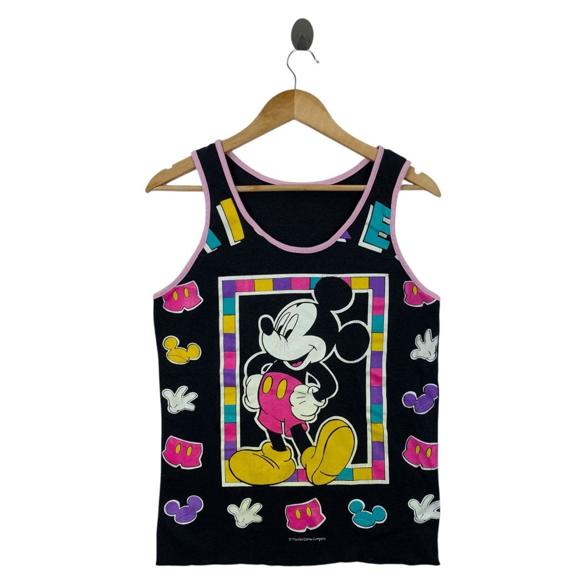 Vintage 90s MICKEY MOUSE DISNEY All Over Print Tank Shirt