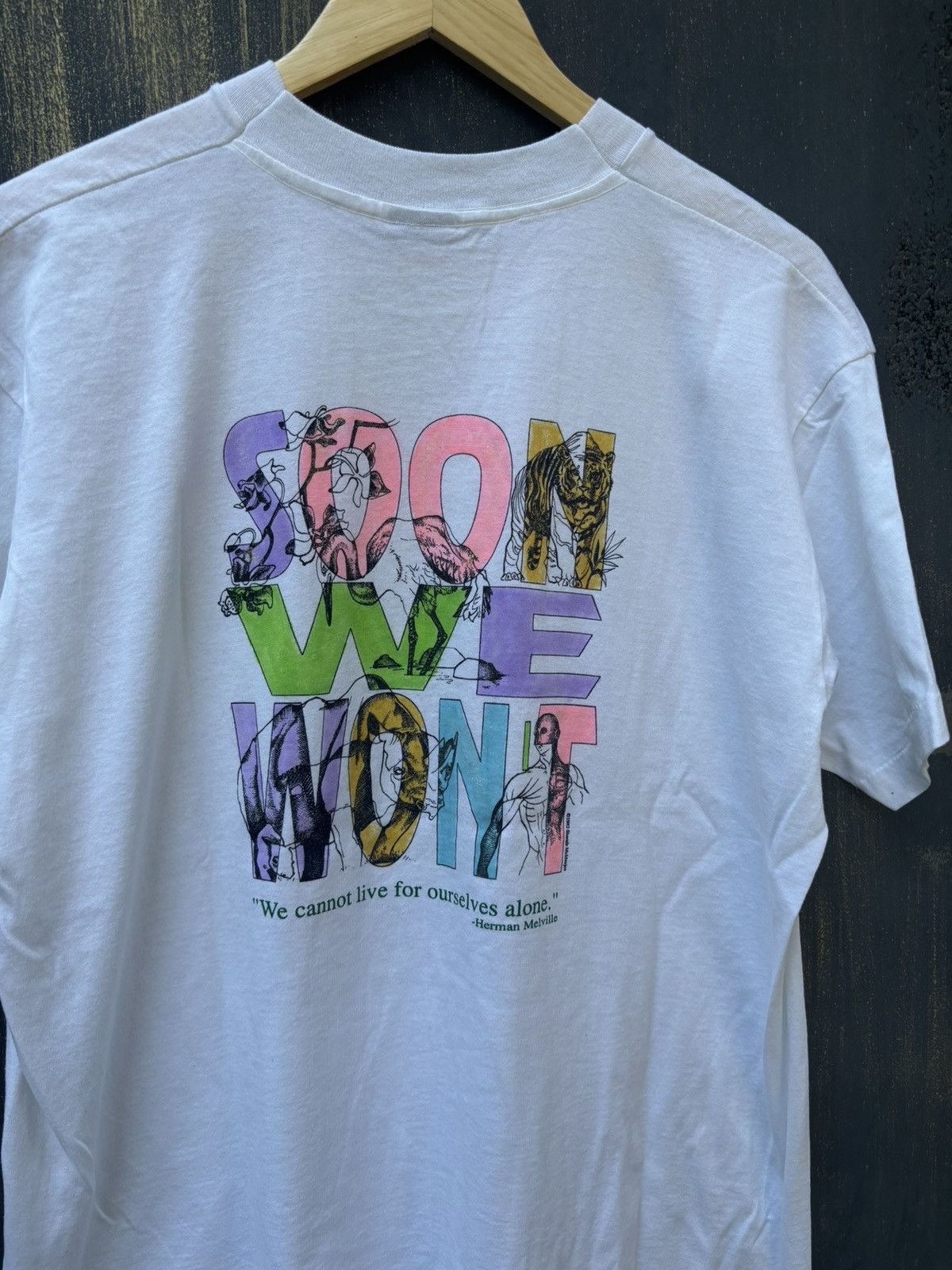 Vintage RARE! Vintage 90’s Art Now You See It Animal Tee Size US XL / EU 56 / 4 - 7 Thumbnail