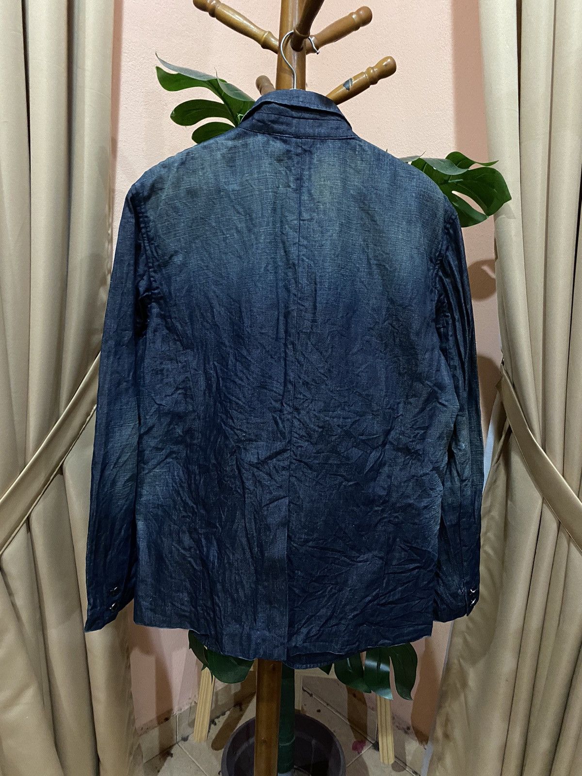 Armani Exchange Armani Exchange Denim Blazer - Vintage Casual Jacket Size US L / EU 52-54 / 3 - 8 Thumbnail