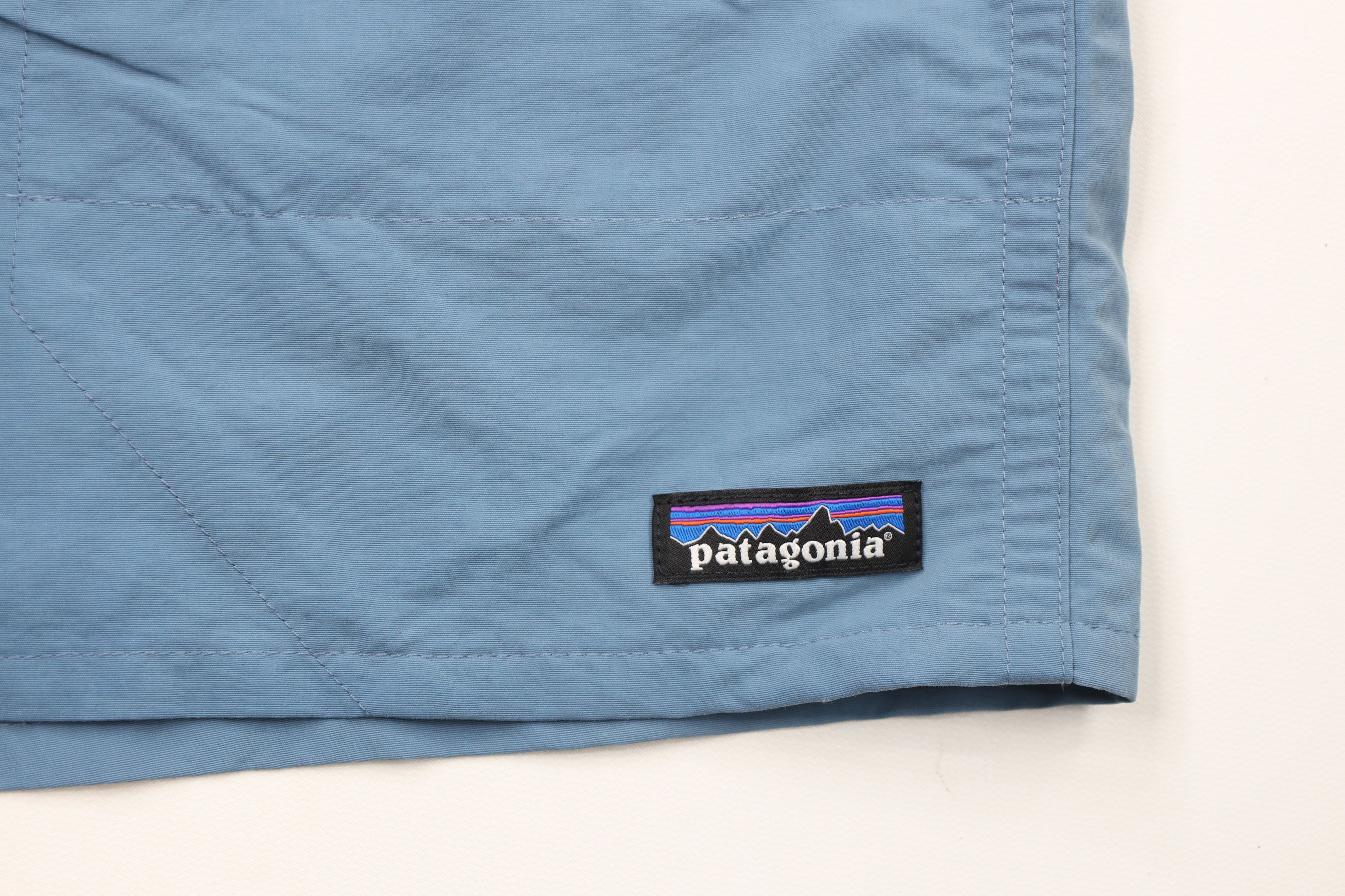 Patagonia × Vintage Patagonia Out Above Knee Lined Baggies Shorts Blue Nylon 7" Size US 38 / EU 54 - 5 Thumbnail