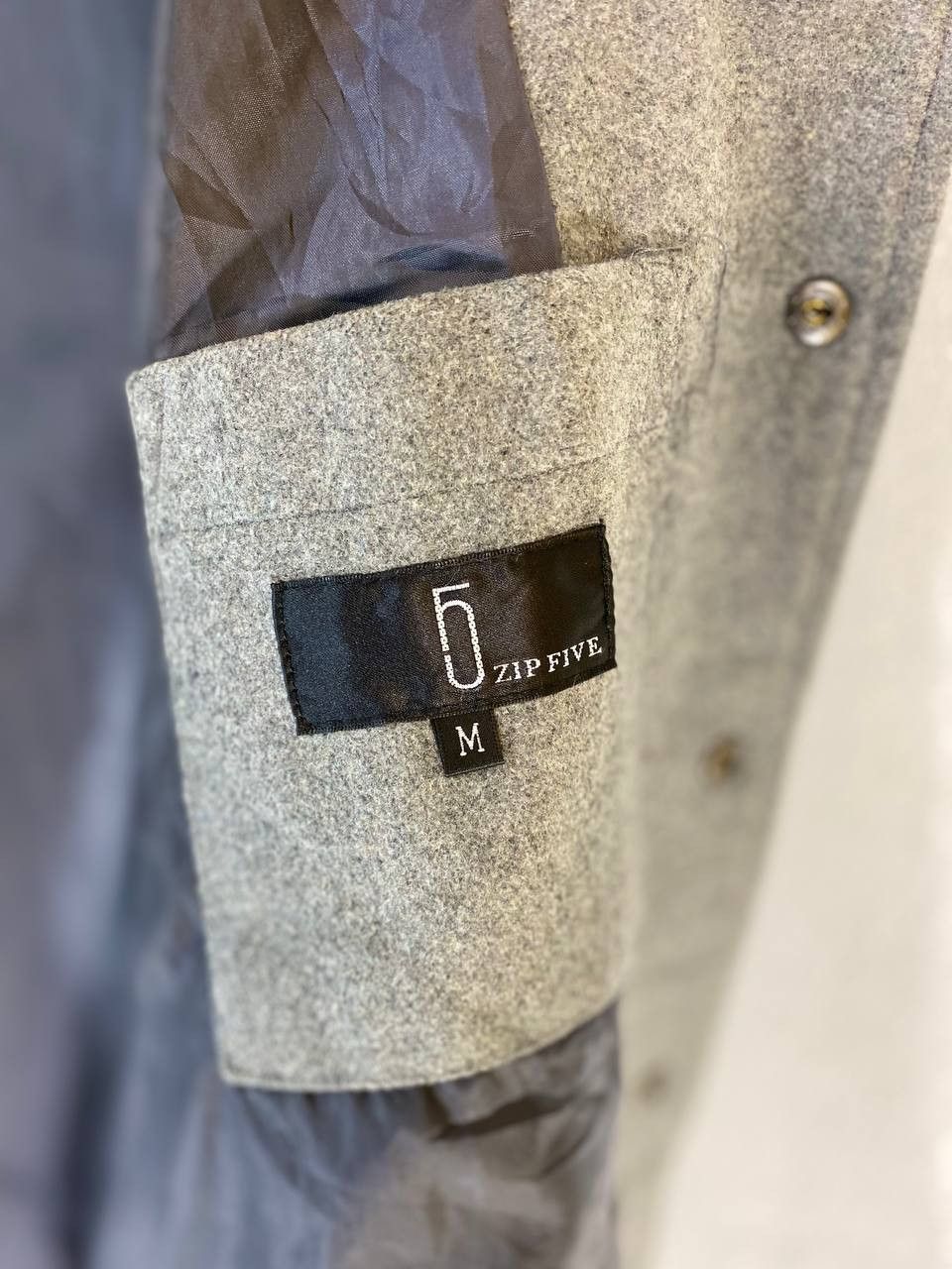 Japanese Brand zip five japanese brands two tone varsity jacket nice design Size US M / EU 48-50 / 2 - 7 Thumbnail