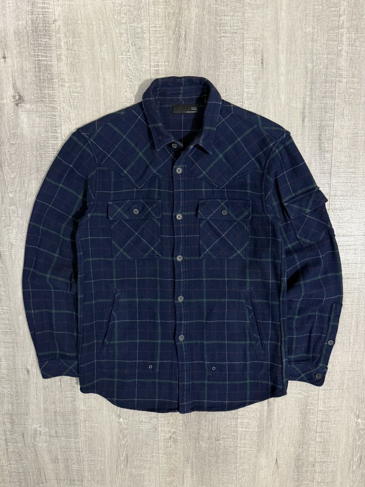 Undercover Uniqlo undercover western plaid flannel wool outer jacket Size US S / EU 44-46 / 1 - 3 Thumbnail